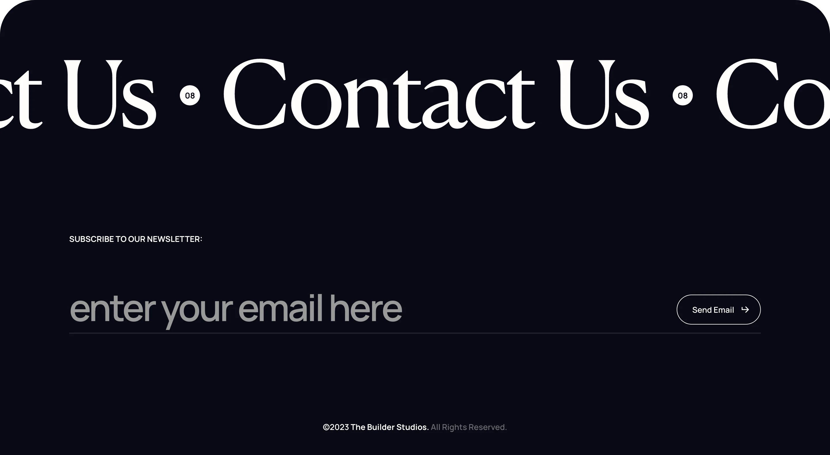 Paradigm Home Page Section Footer