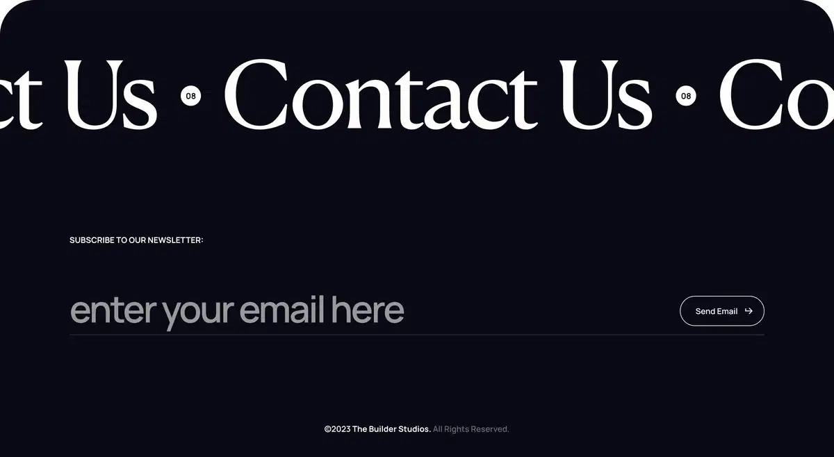 Paradigm Home Page Section Footer