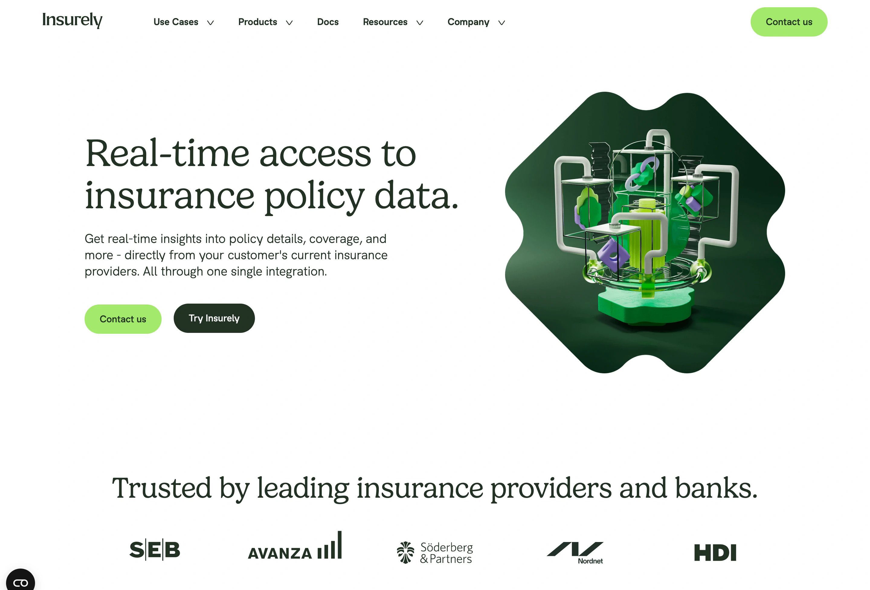 Insurely Home Page Section Hero