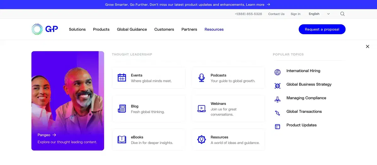 Globalization Partners Home Menu Resources