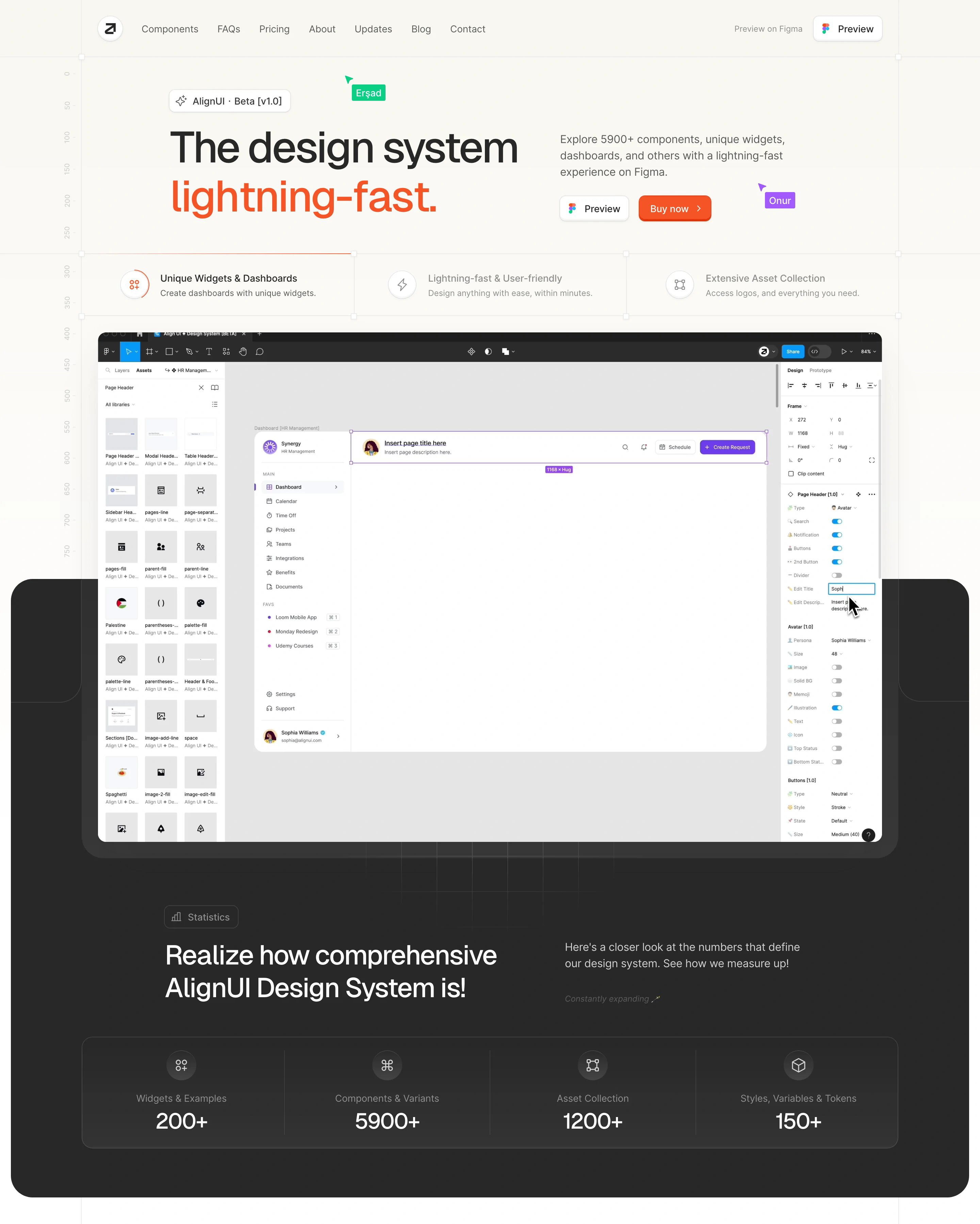 AlignUI Home Page Section Hero