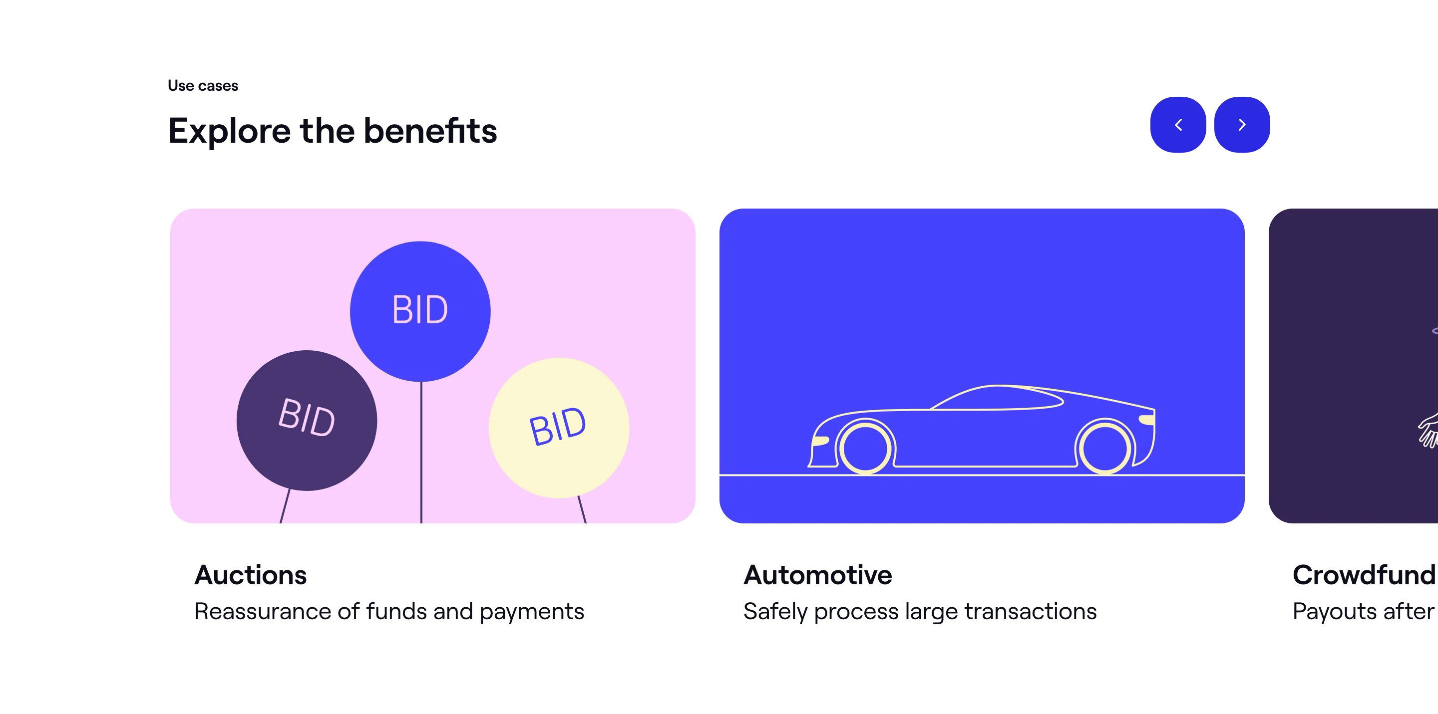 Online Payment Platform Home Page Section Use Case
