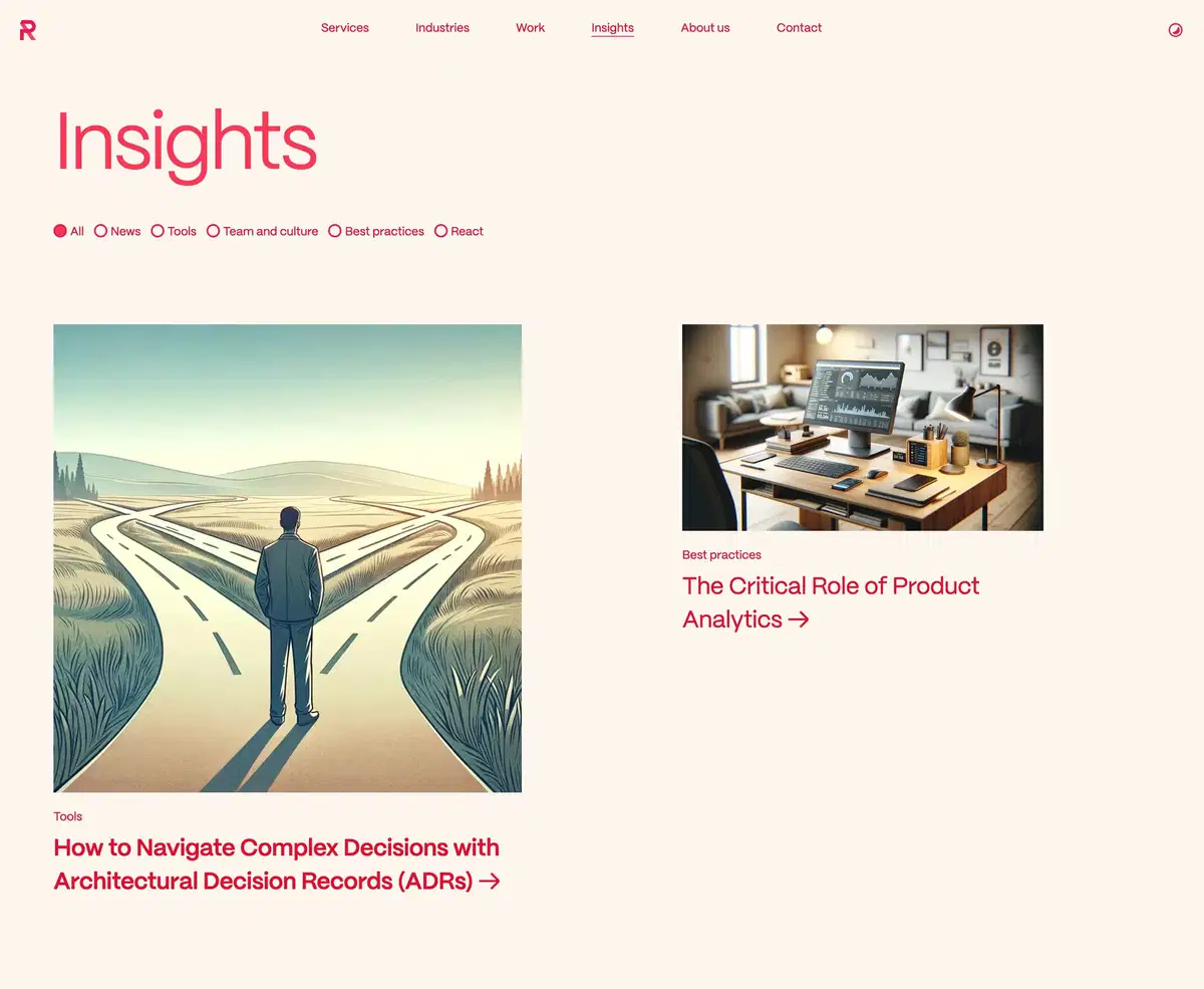 Reon Insights Page Section Hero