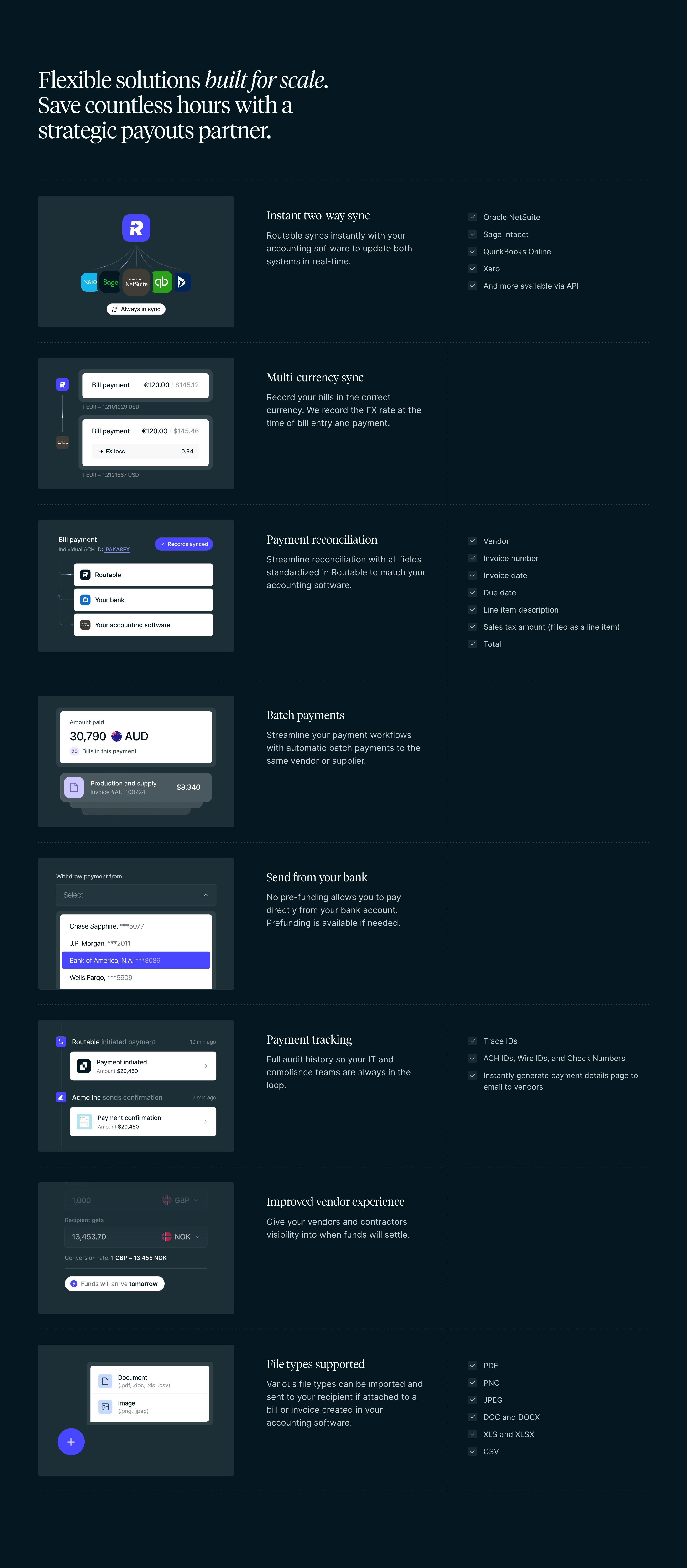 Routable Payment Page Section Built for Scale