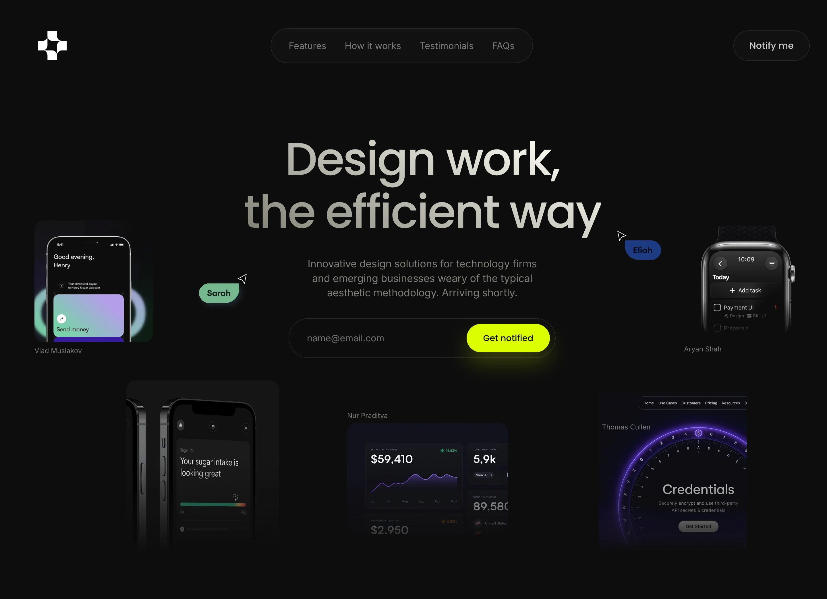 Atomic Home Page Section Hero