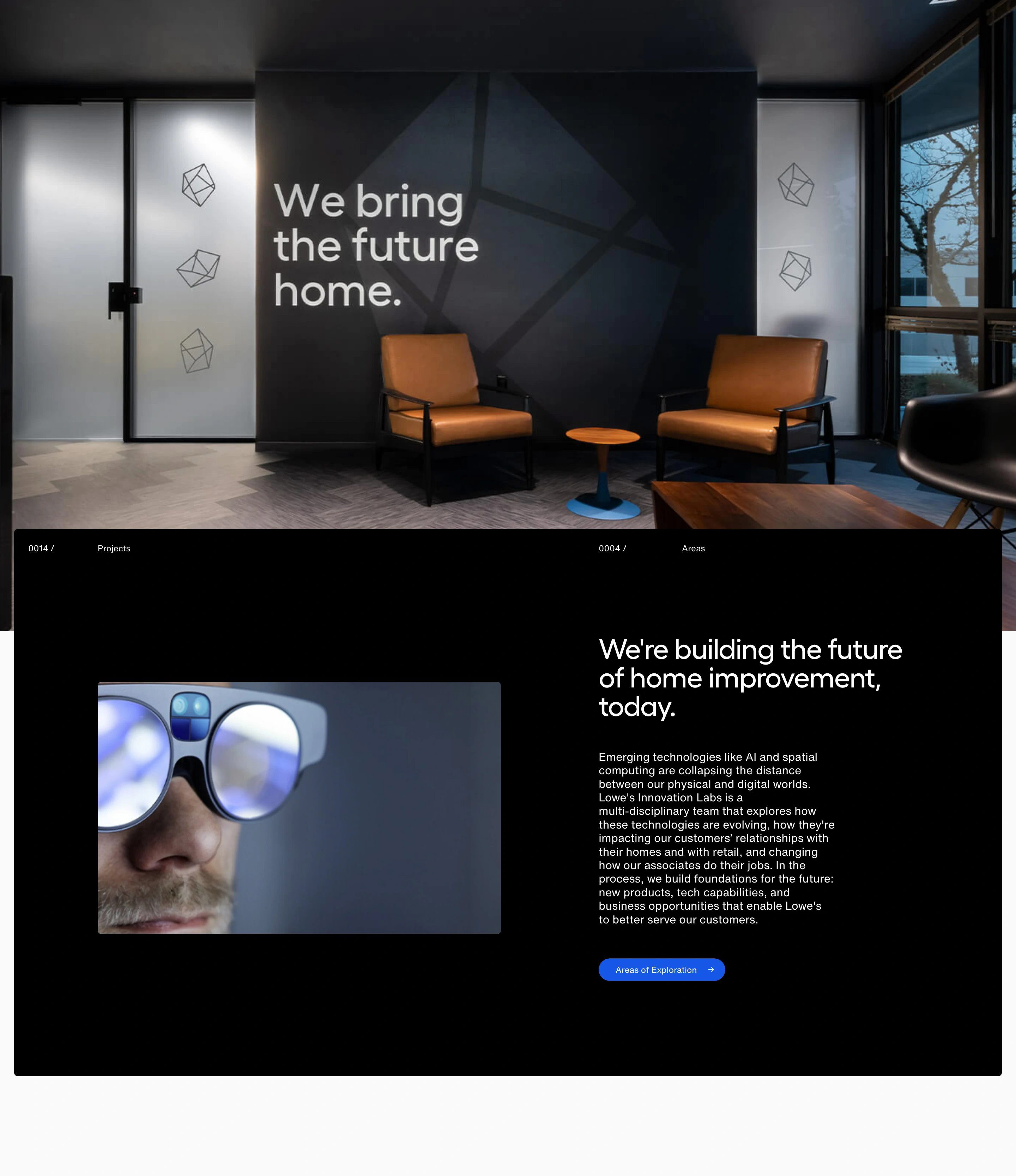 Lowe's Innovation Labs Home Page Section What We Do