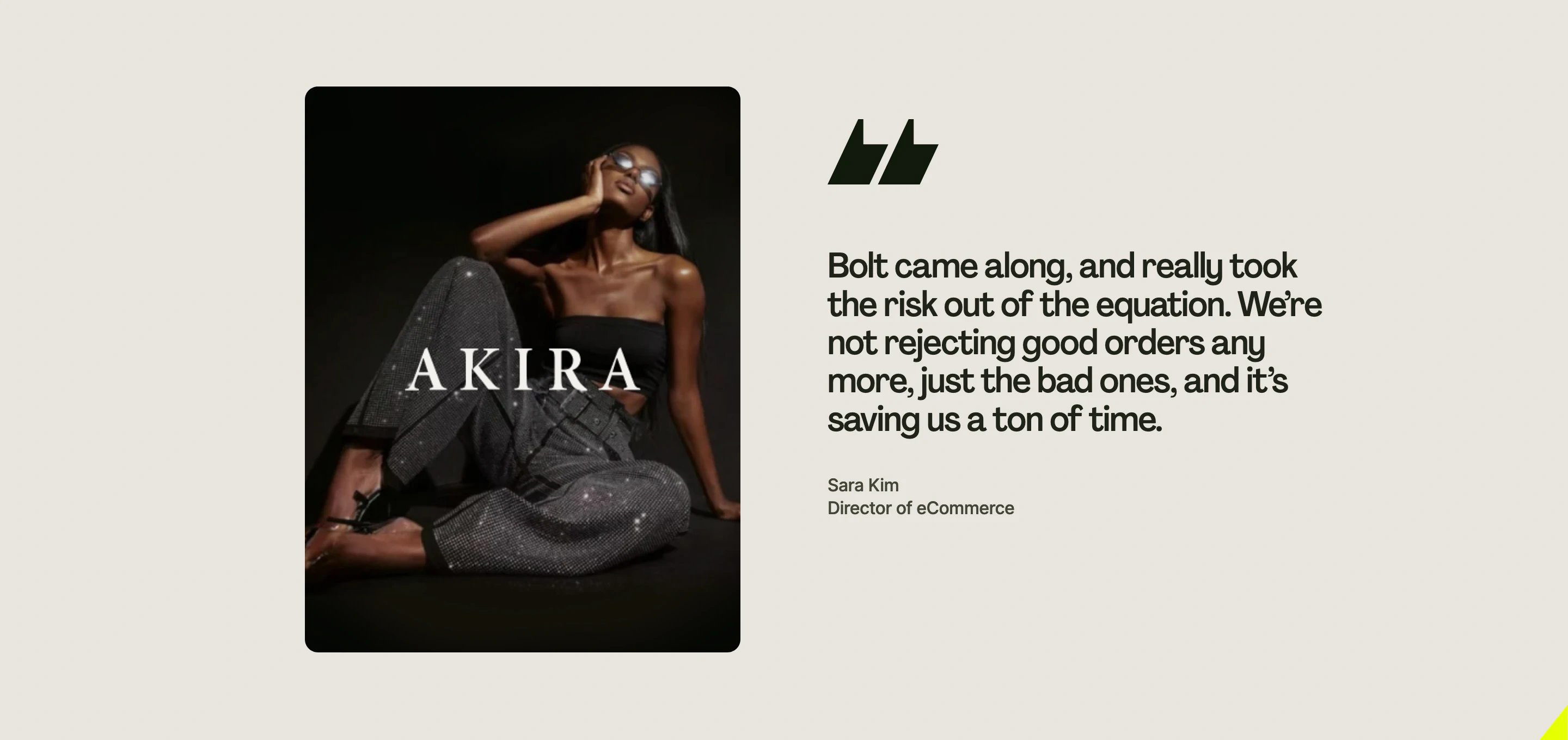 Bolt Home Page Section Testimonial