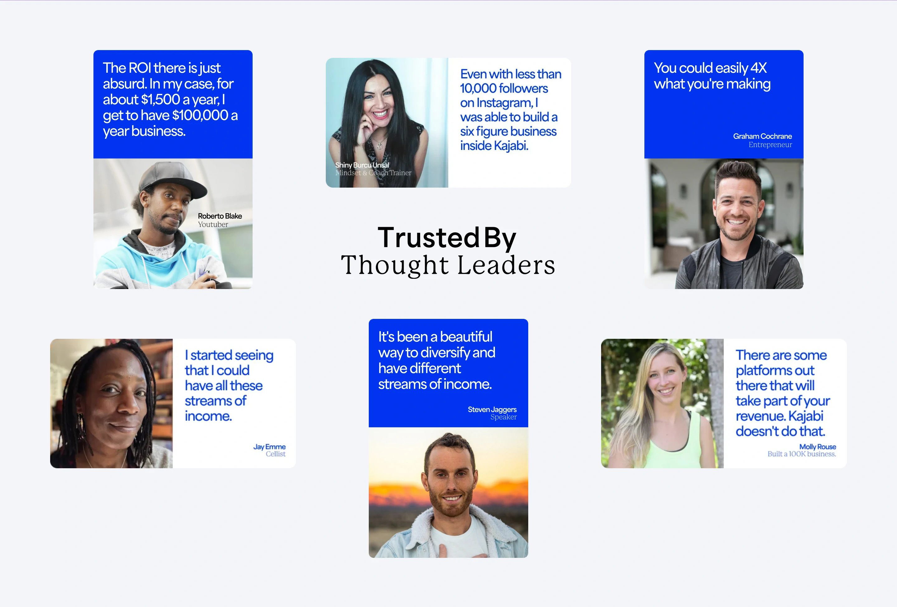 Kajabi Home Page Section Supports