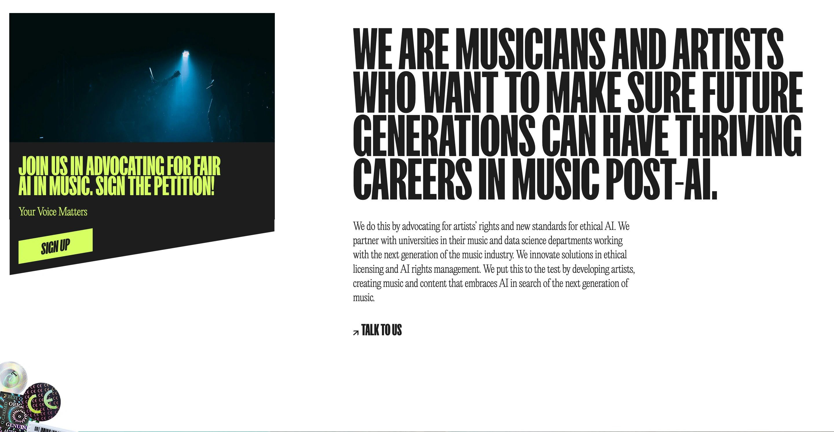 Sound Ethics About Page Section About Us