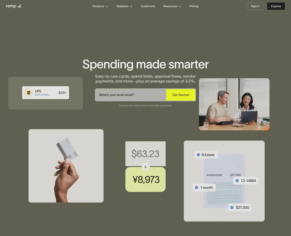 Ramp Home Page Section Hero
