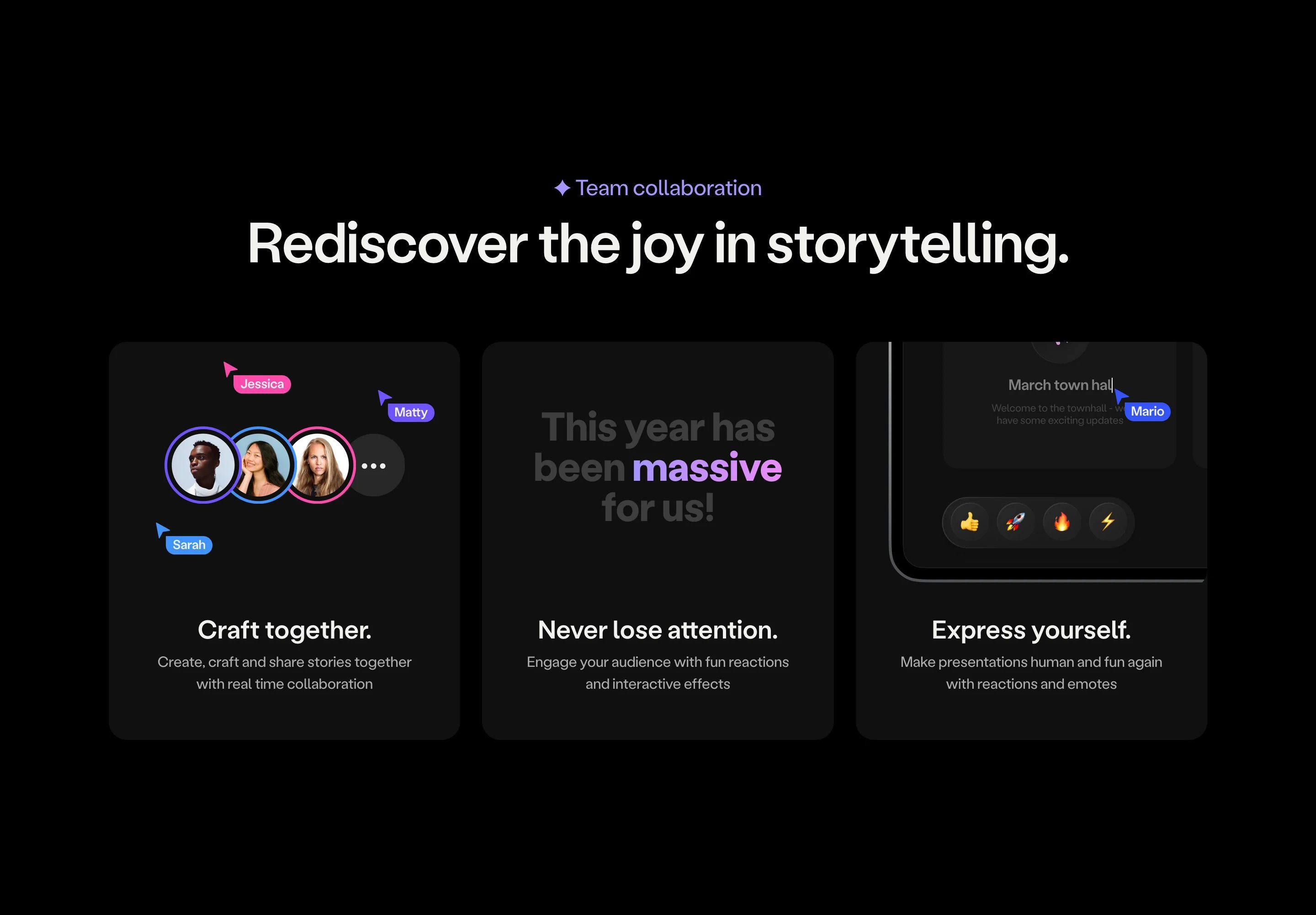 Chronicle Home Page Section Team Collaboration