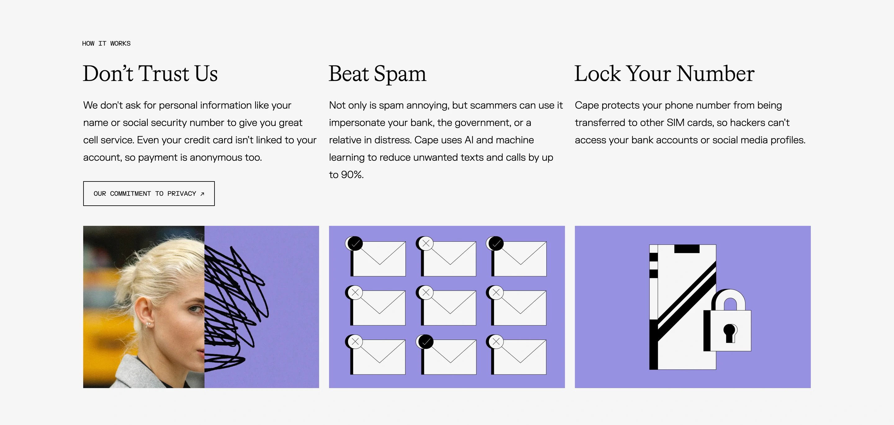 Cape Home Page Section How it Works