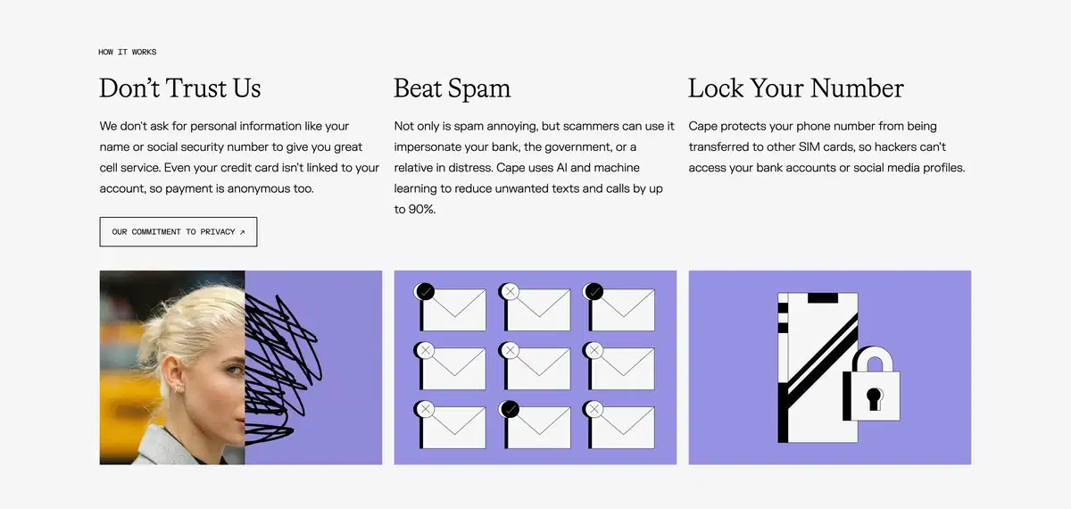 Cape Home Page Section How it Works
