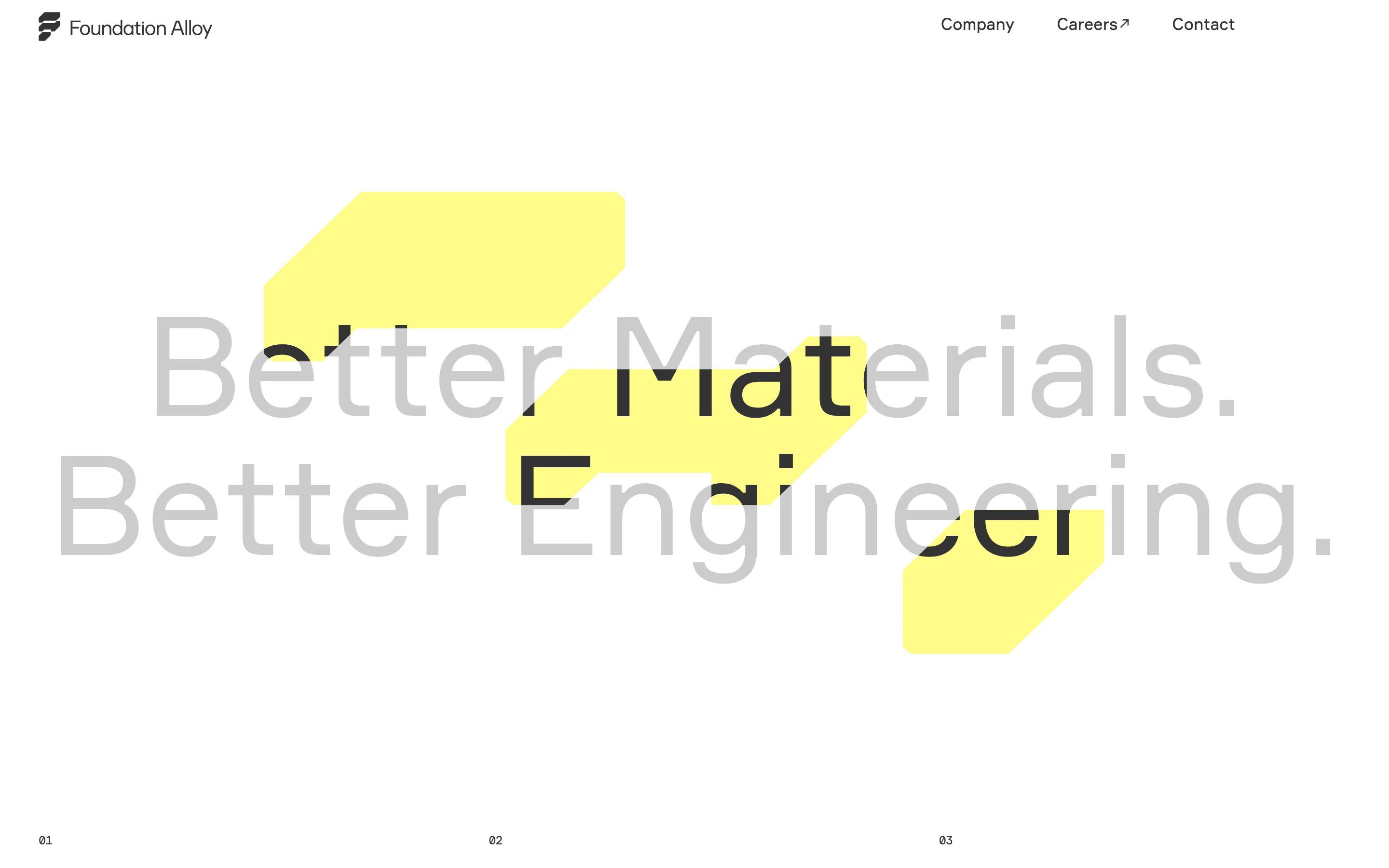 Foundation Alloy Home Page Section Hero