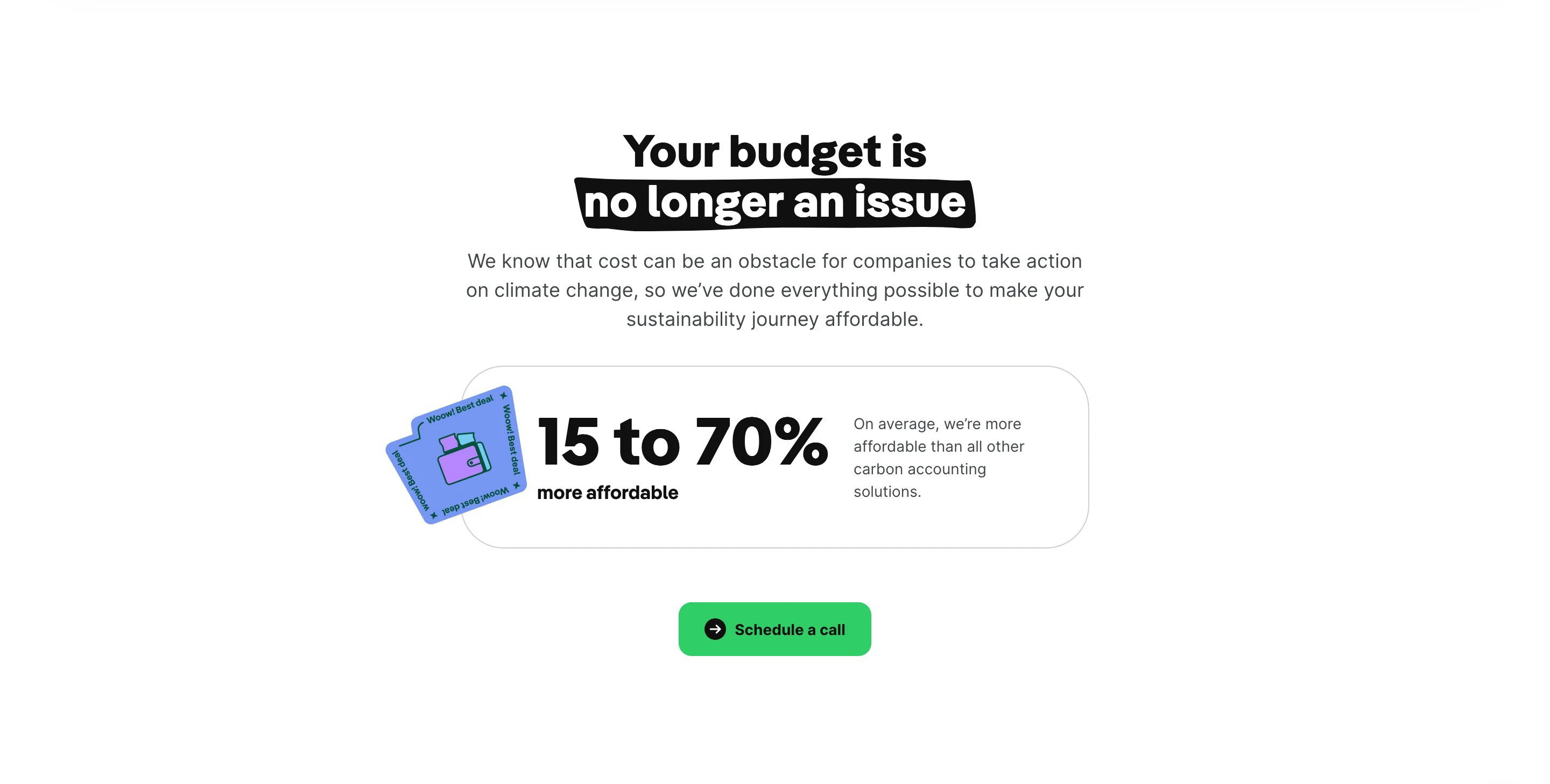 Greenly Carbon Footprint Page CTA Section