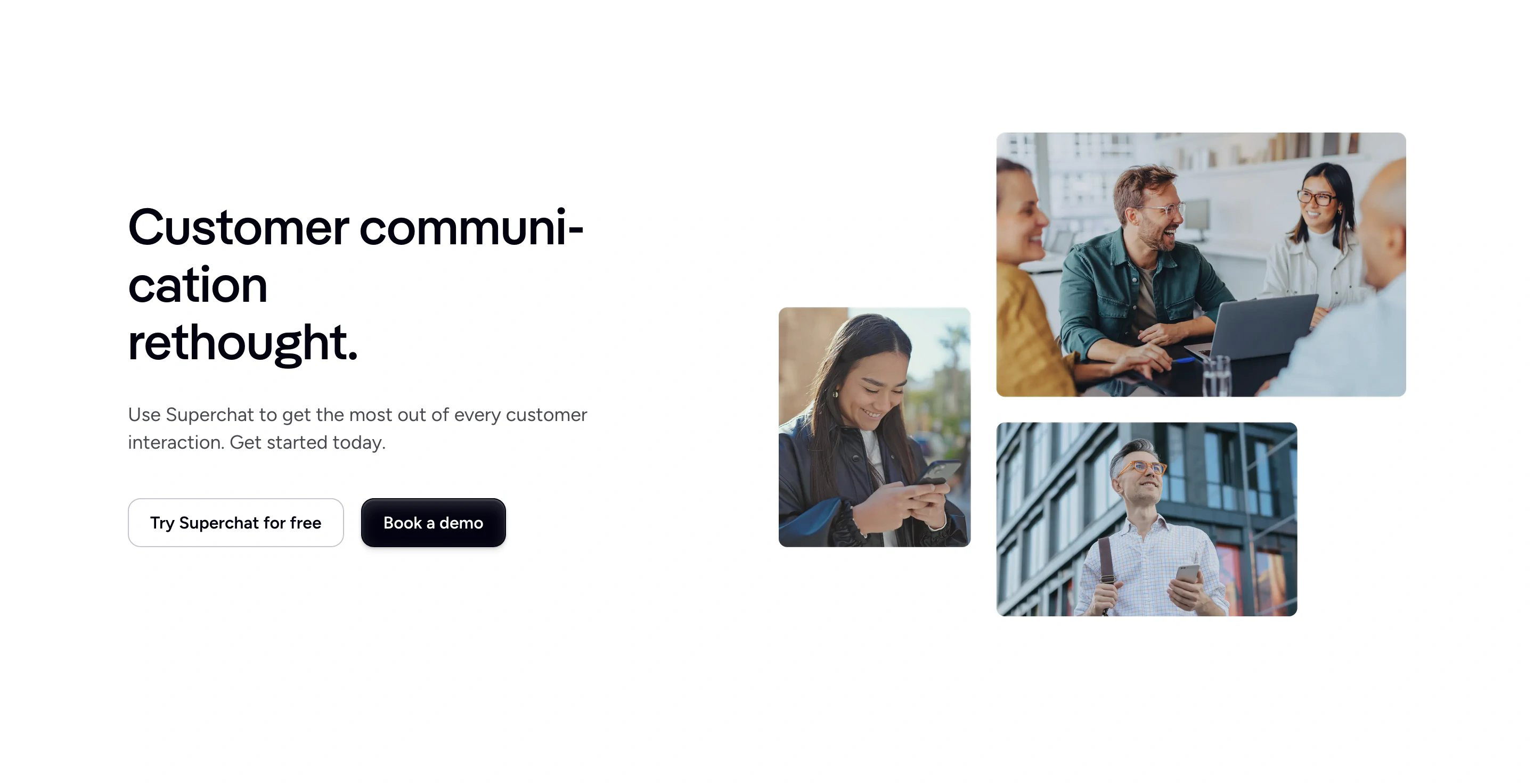 Superchat Home Page Section CTA