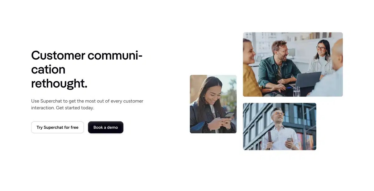 Superchat Home Page Section CTA