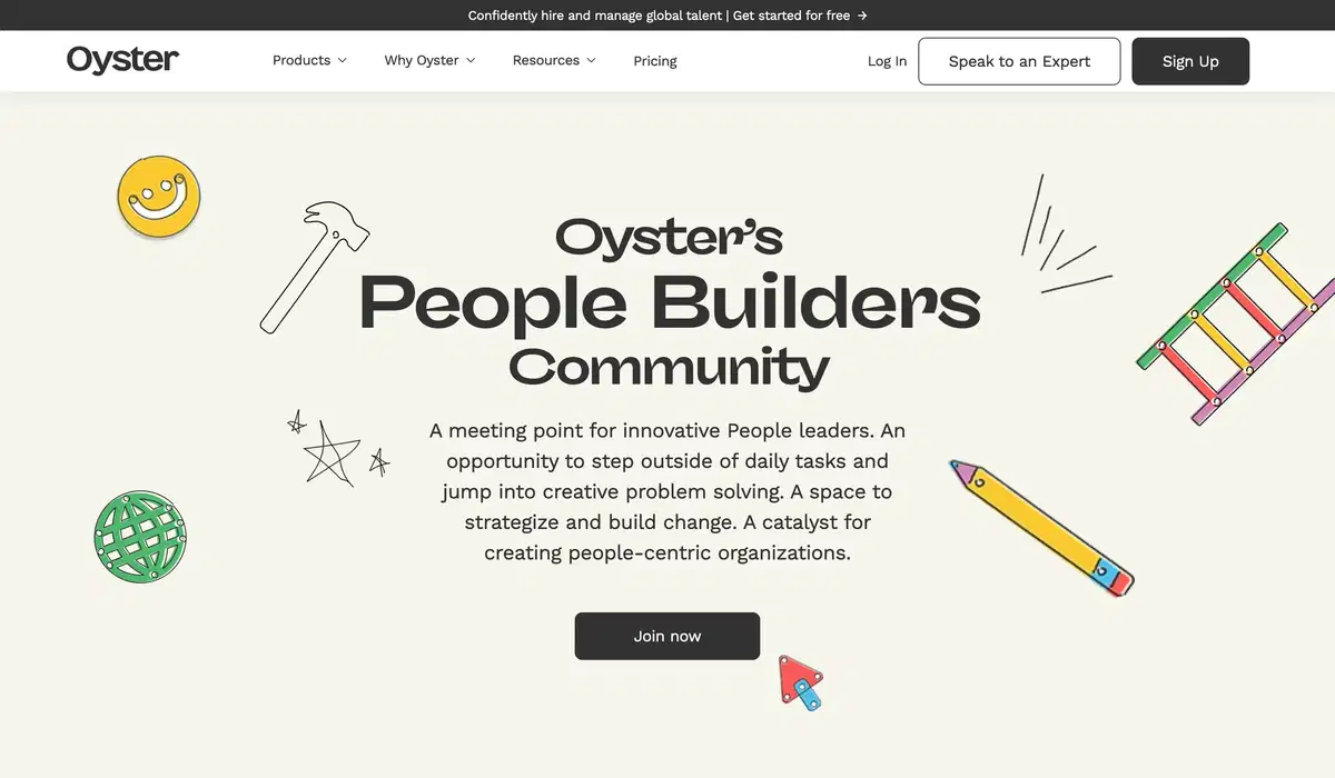 Oyster People Page Section Hero