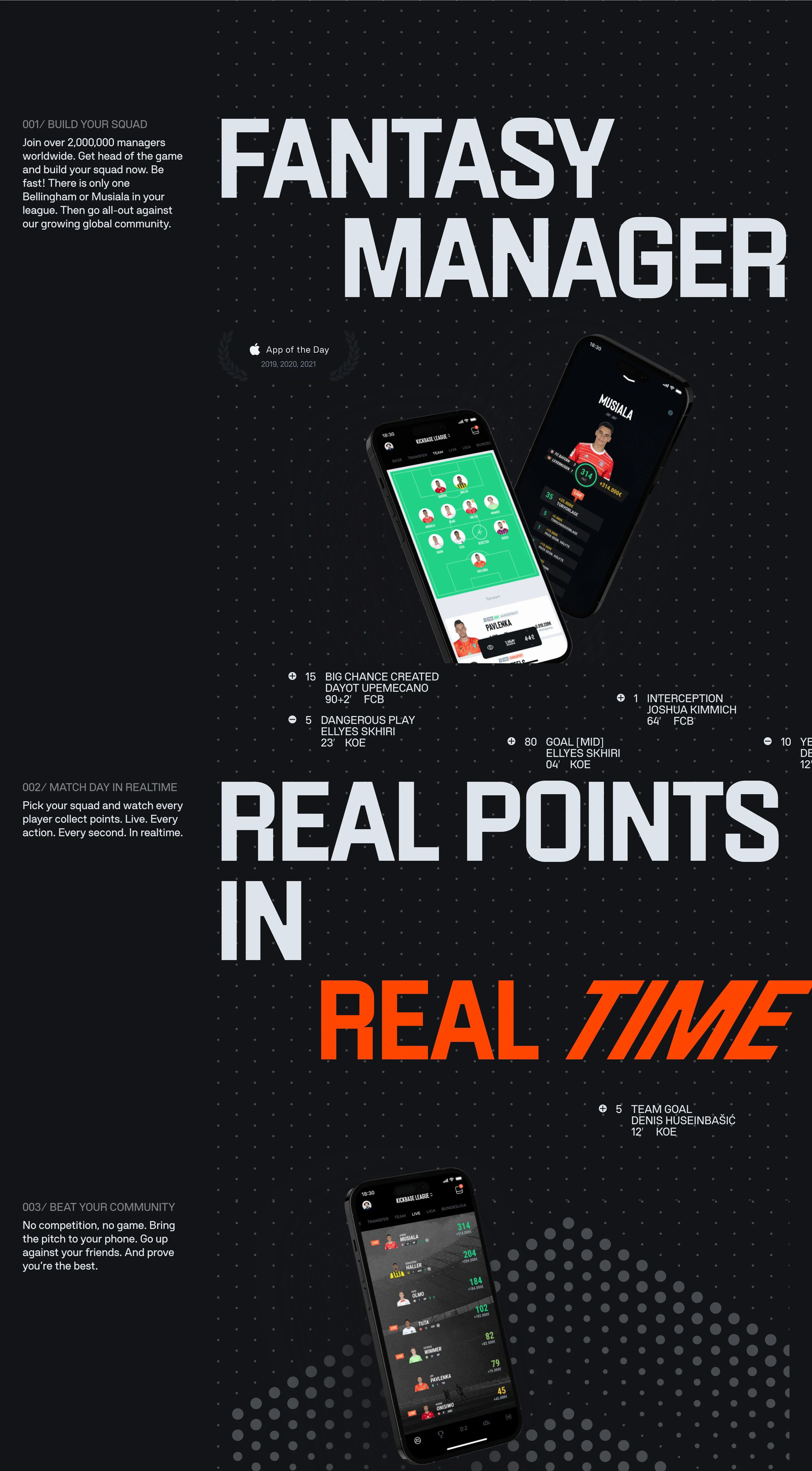Kickbase Home Page Section Articles