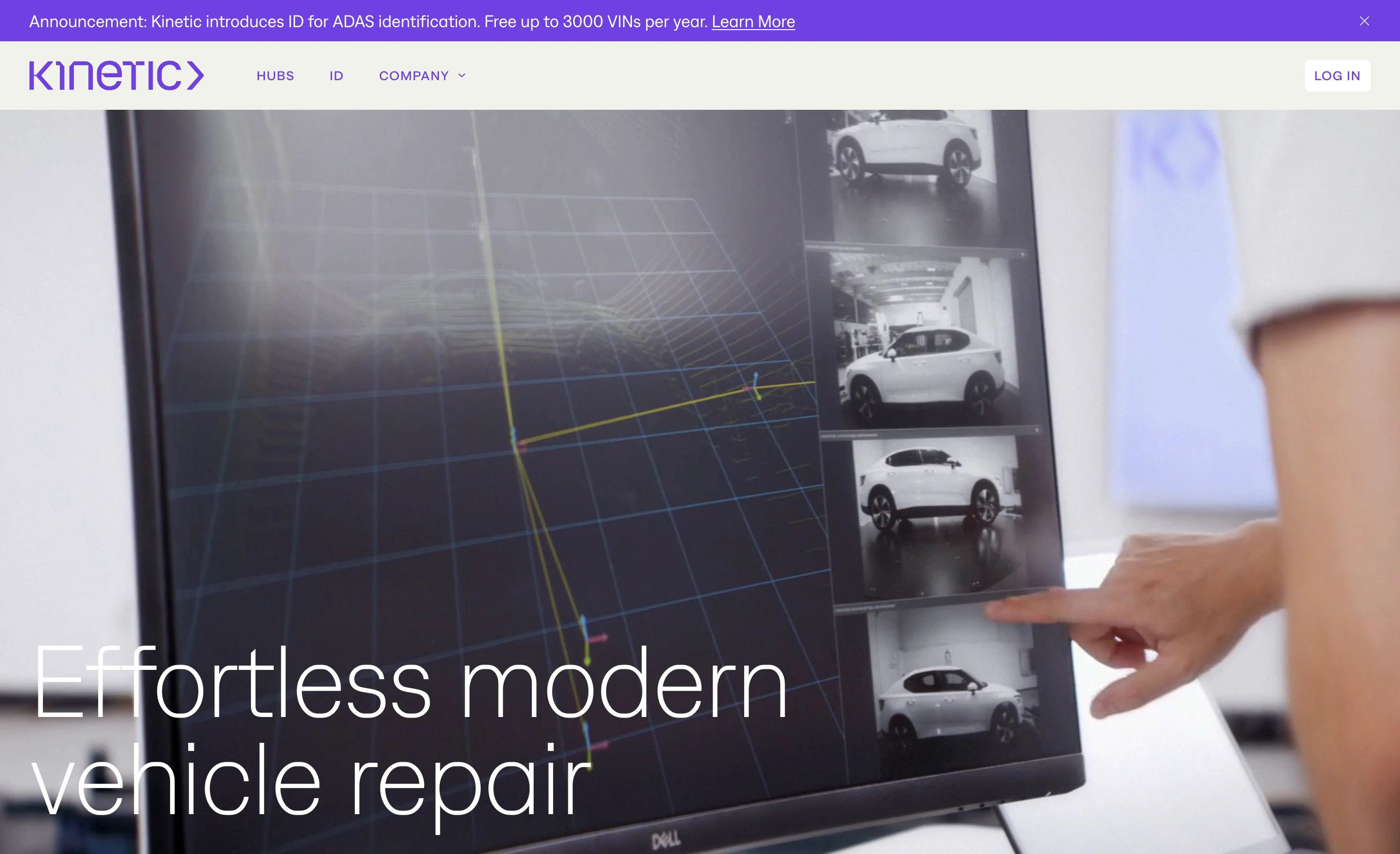 Kinetic Home Page Section Footer