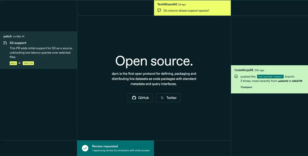 Patch Data Package Page Section CTA