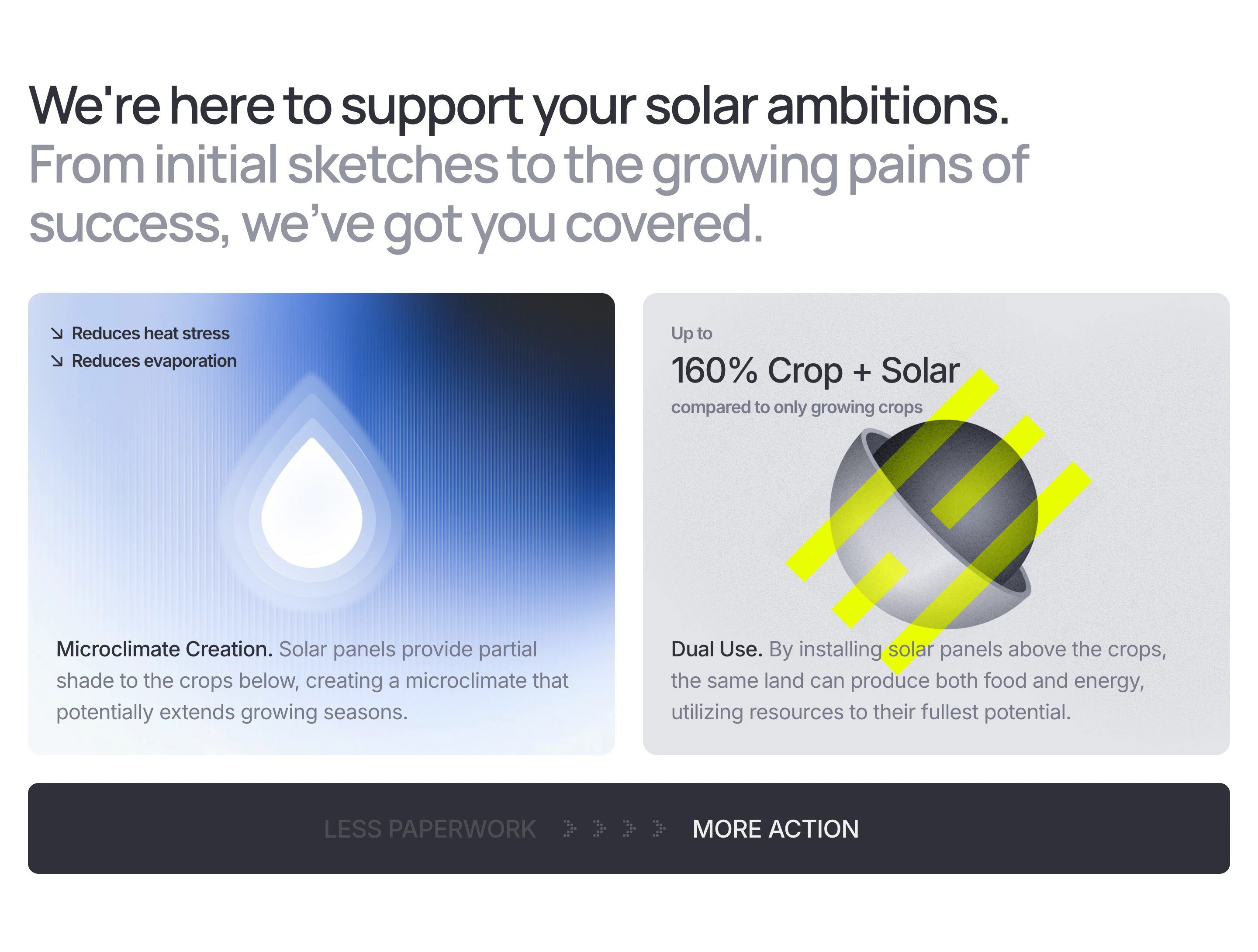 Solarpunk Home Page Section About
