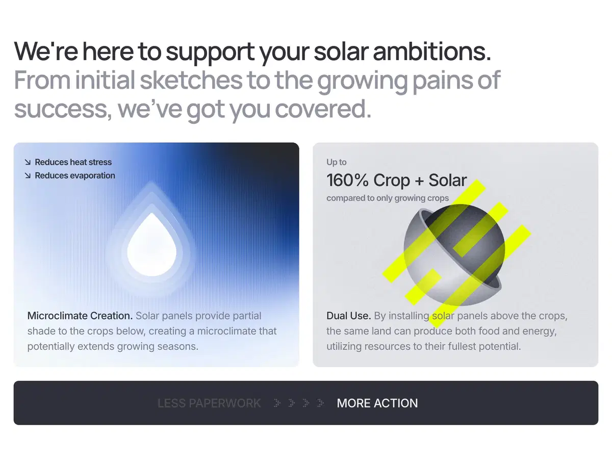 Solarpunk Home Page Section About