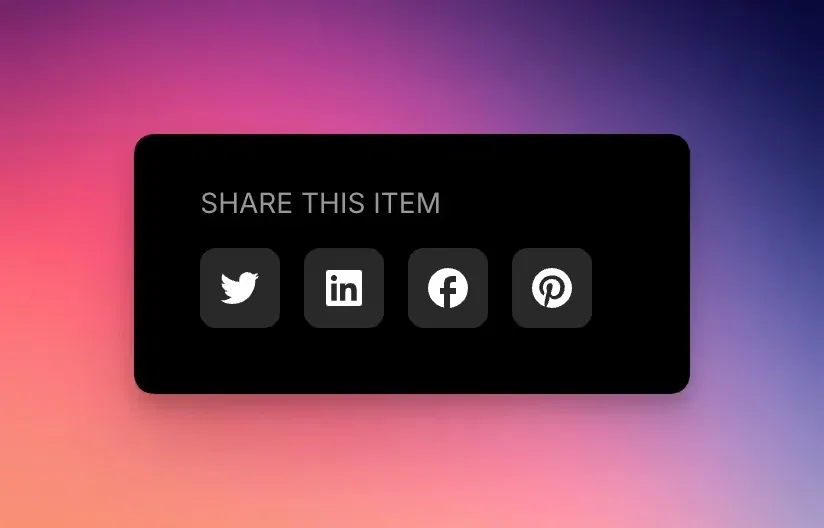 Share section