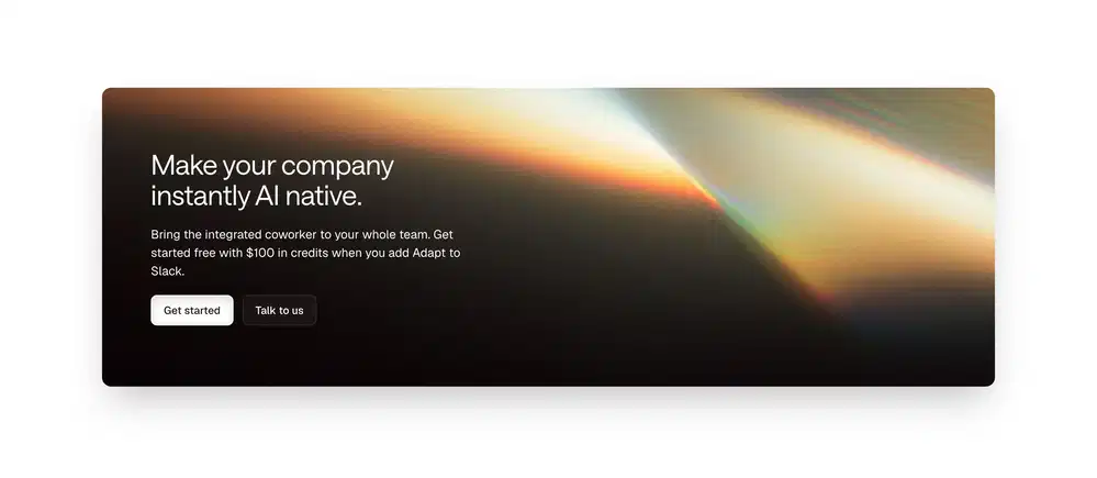 Adapt Ai Native CTA Design