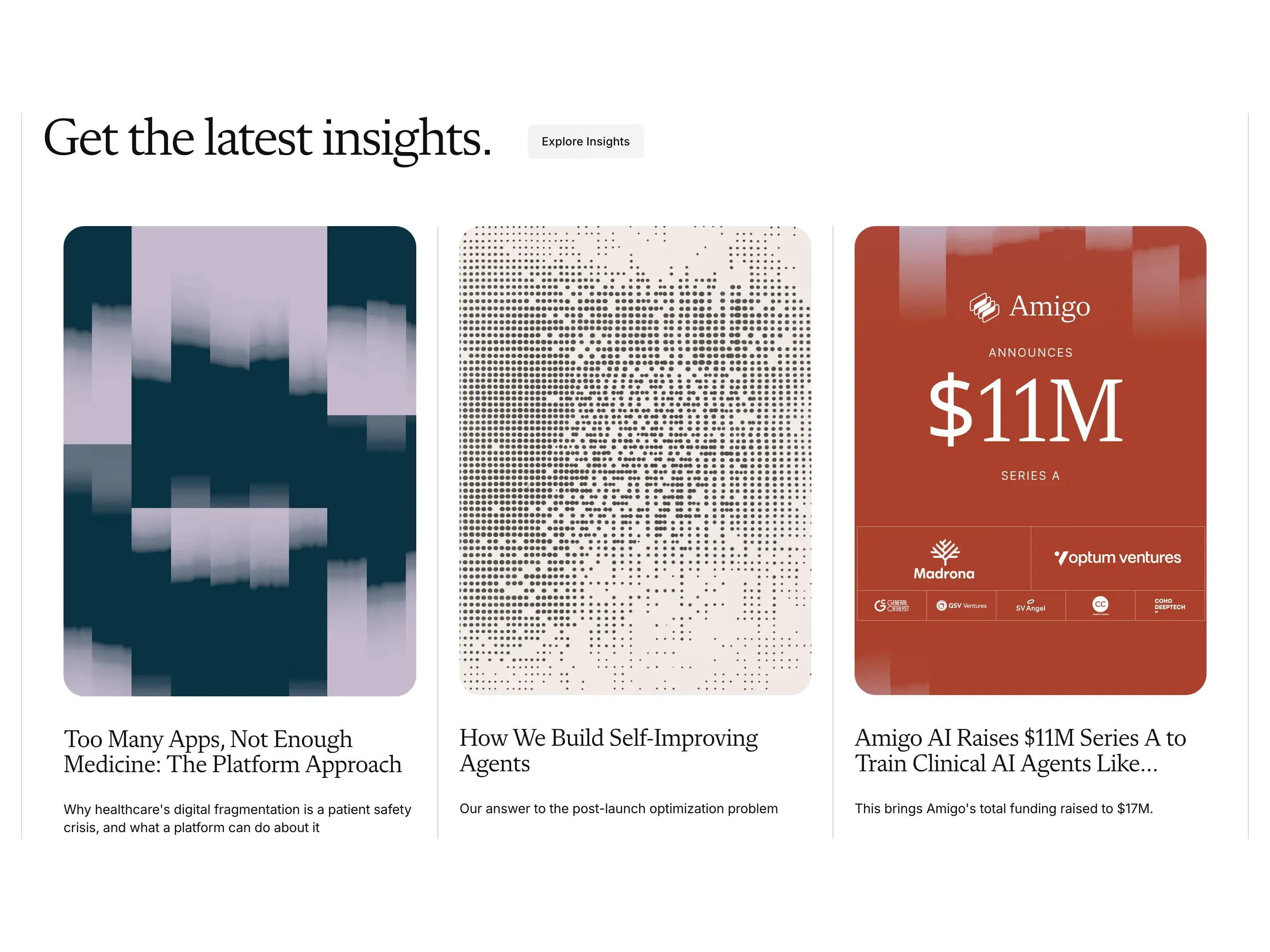 Amigo Knowledge Blog Design