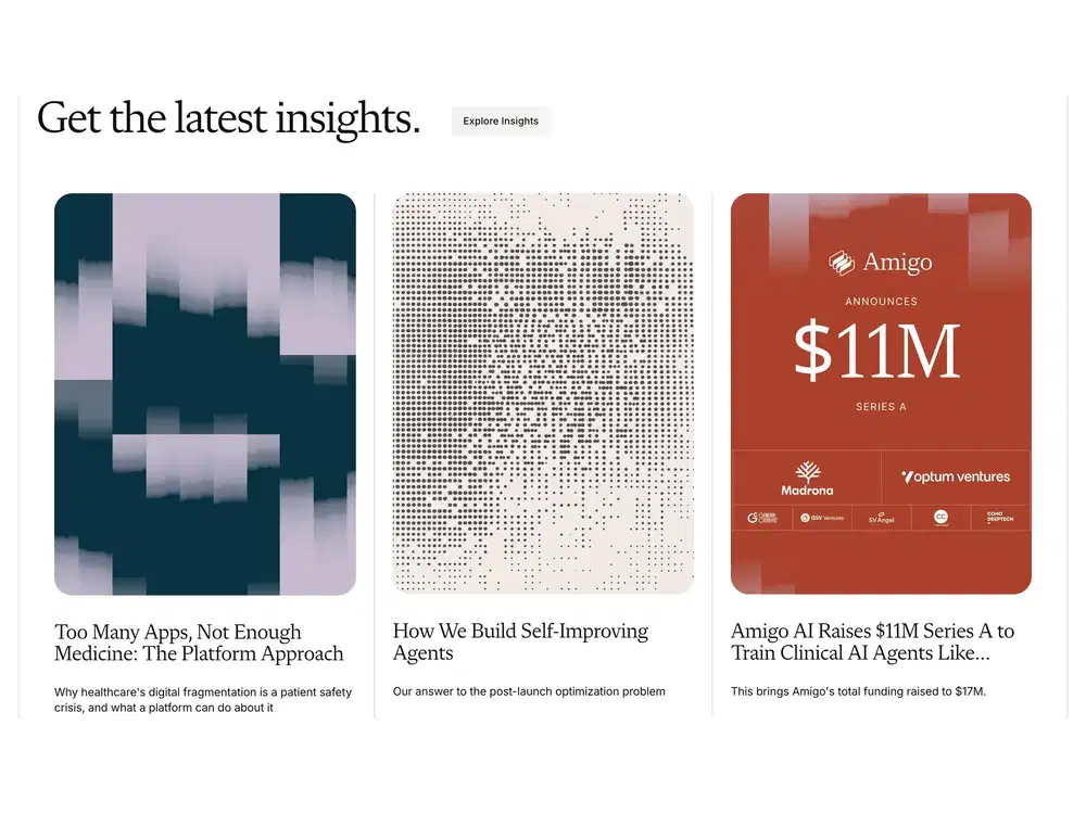 Amigo Knowledge Blog Design