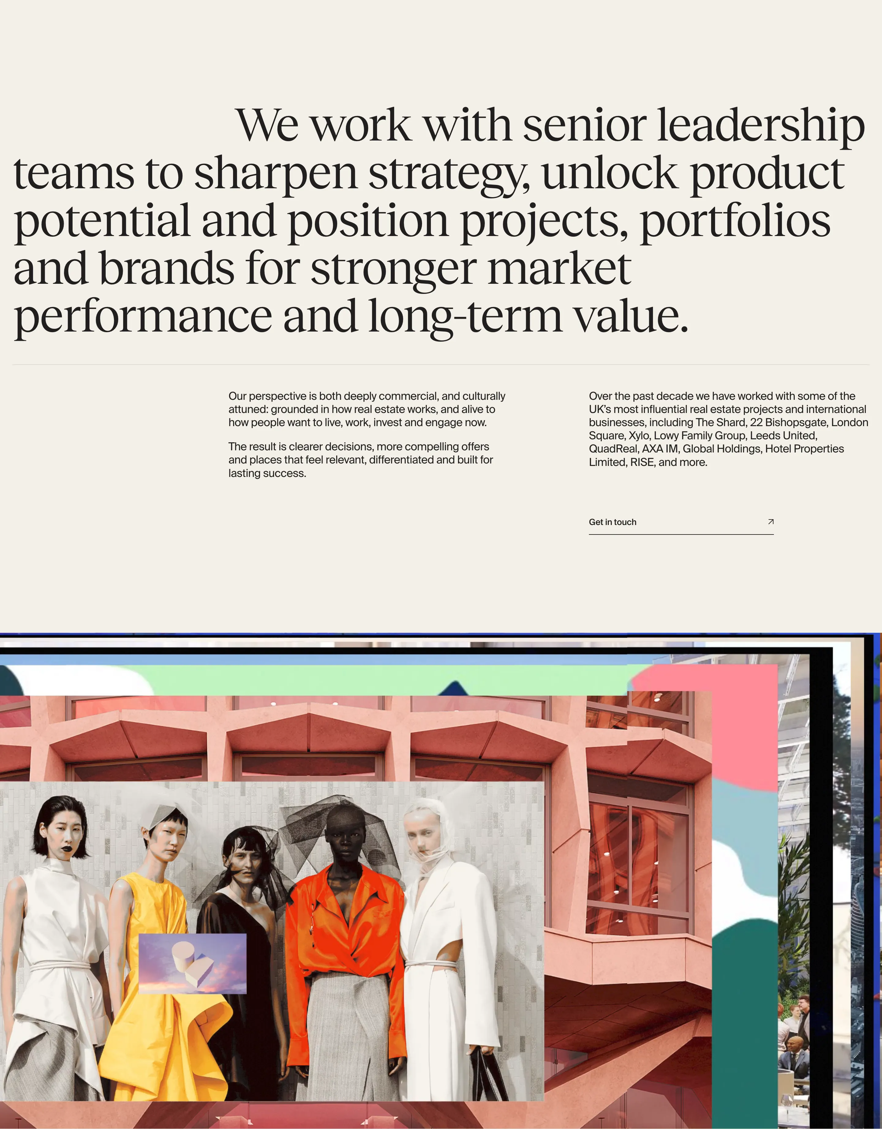 April Taylor Professional Introduction Section Design