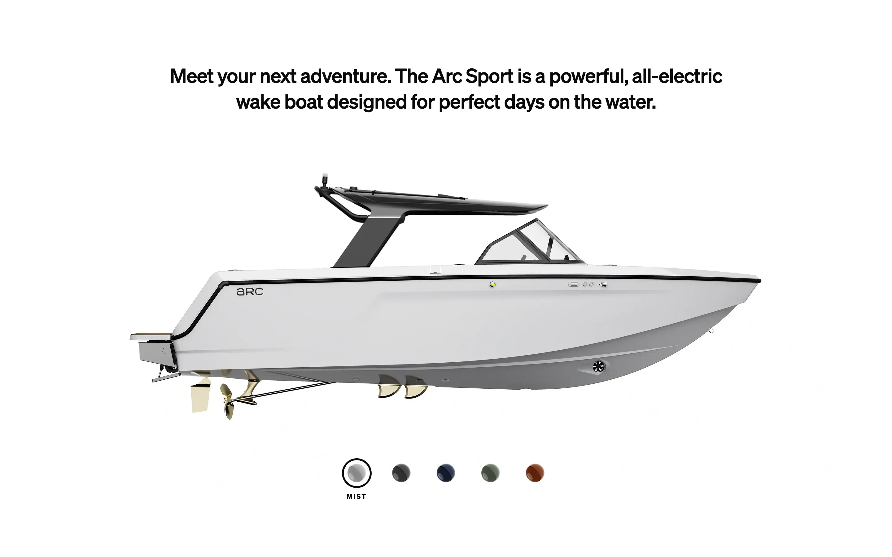 Arc Boat Select Color Design