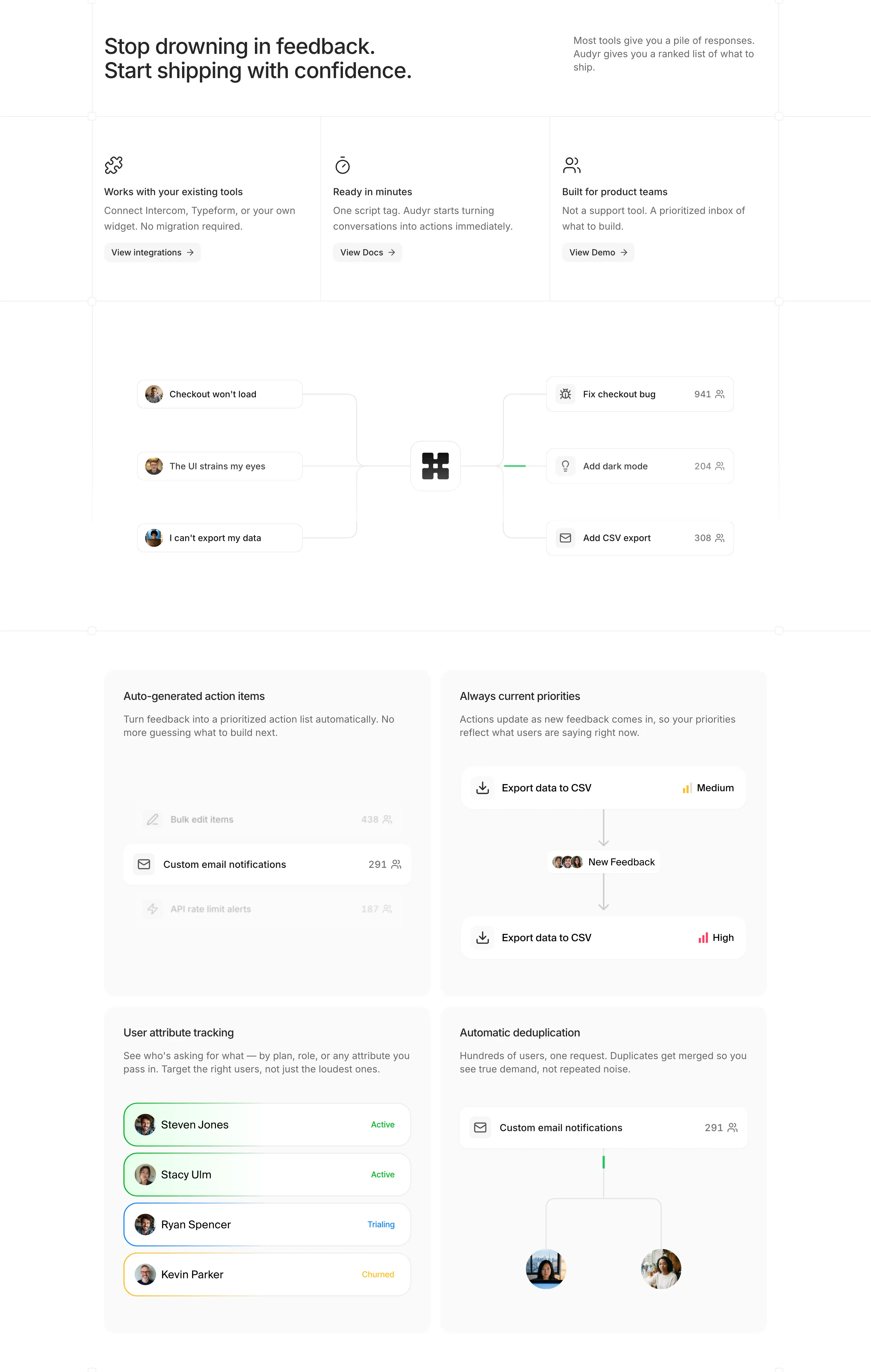 Audyr Product Feature Design