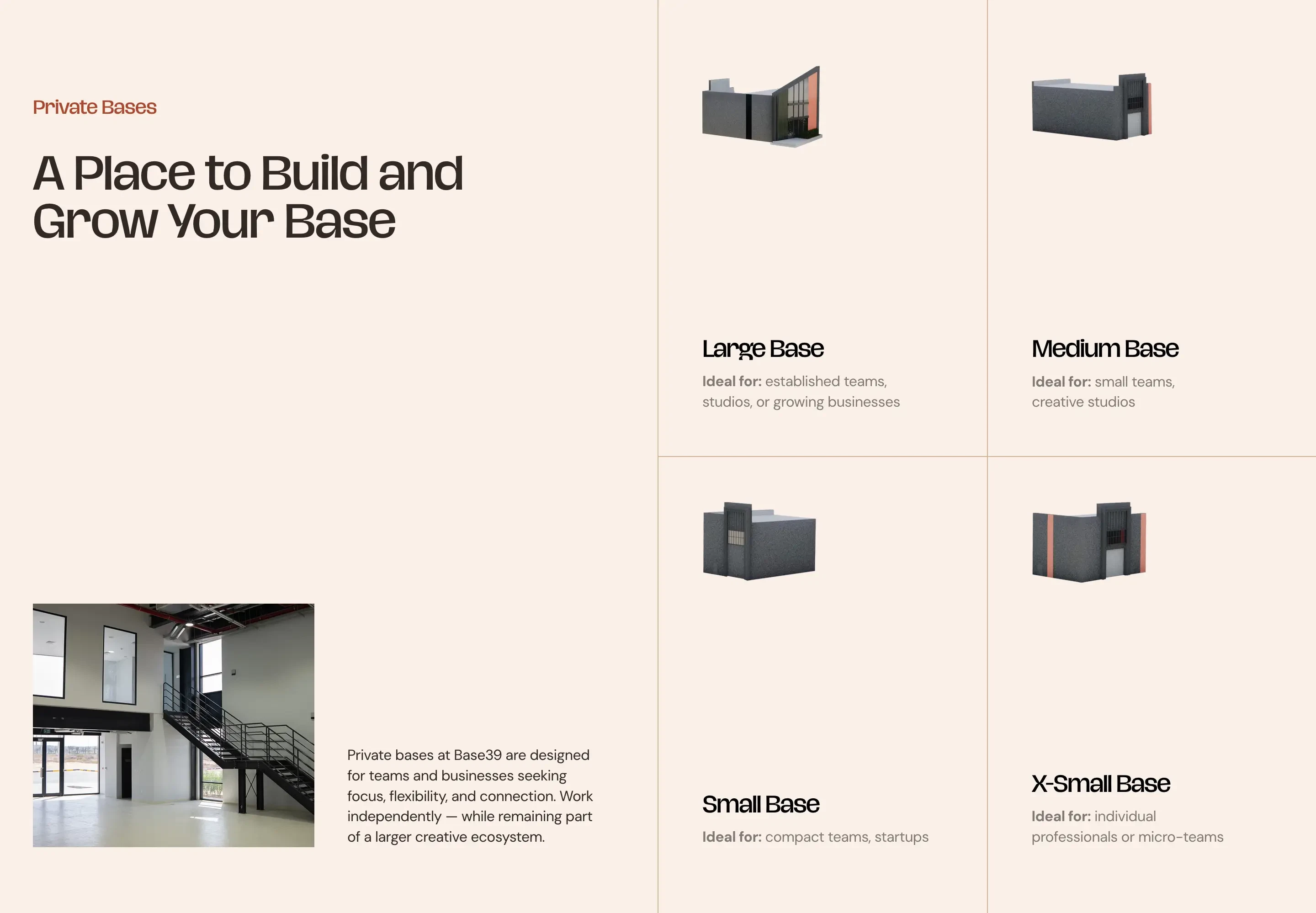 Base39 Private Workspace Feature Design