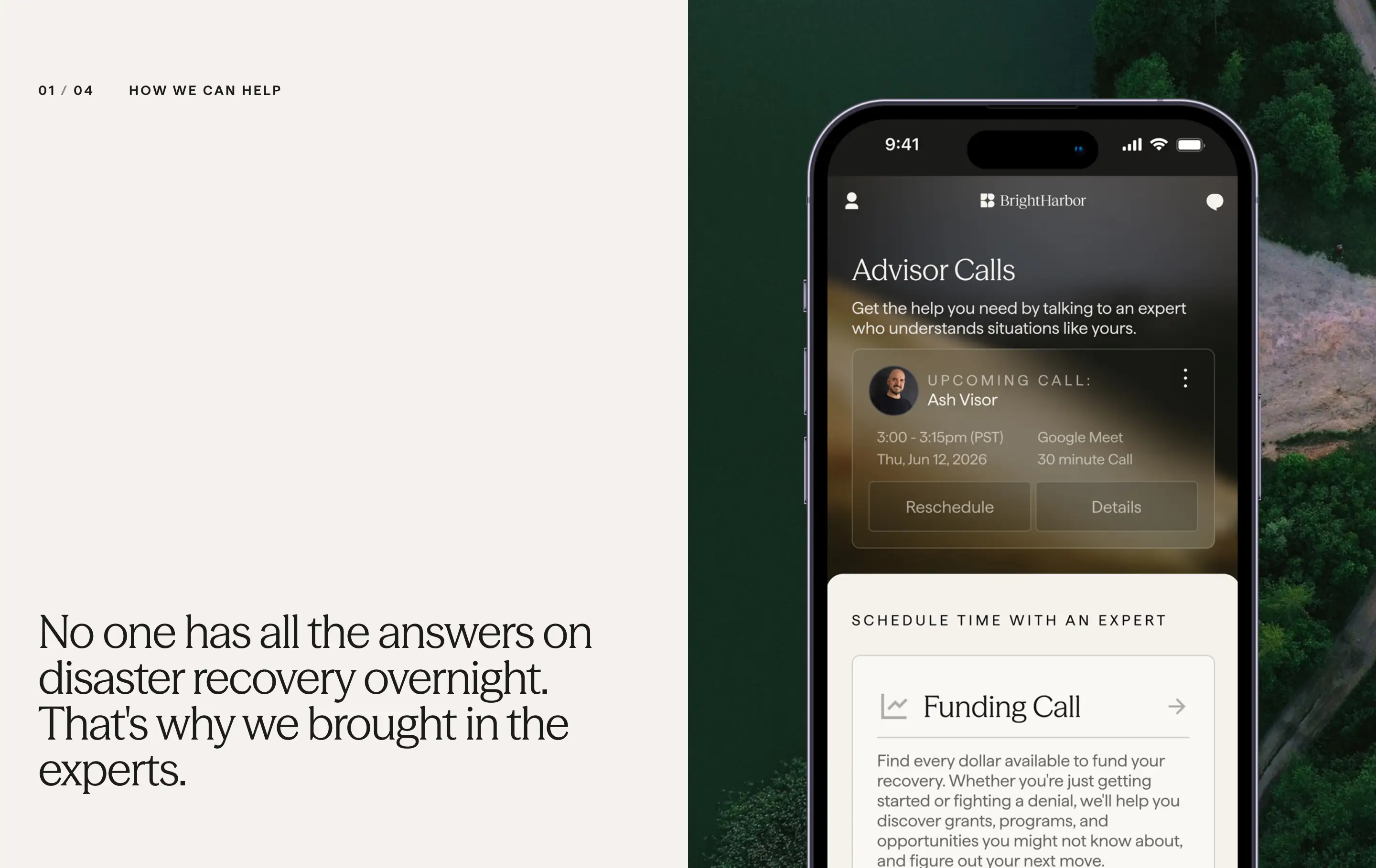 Bright Harbor Expert Support Process Step Design
