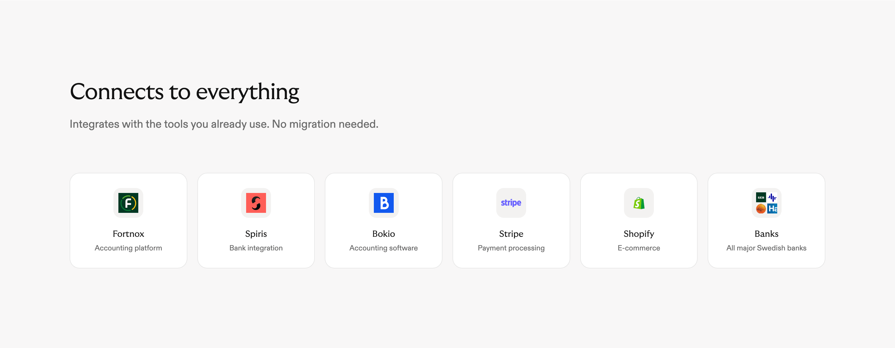 Bronn Integration Logo Cloud Design