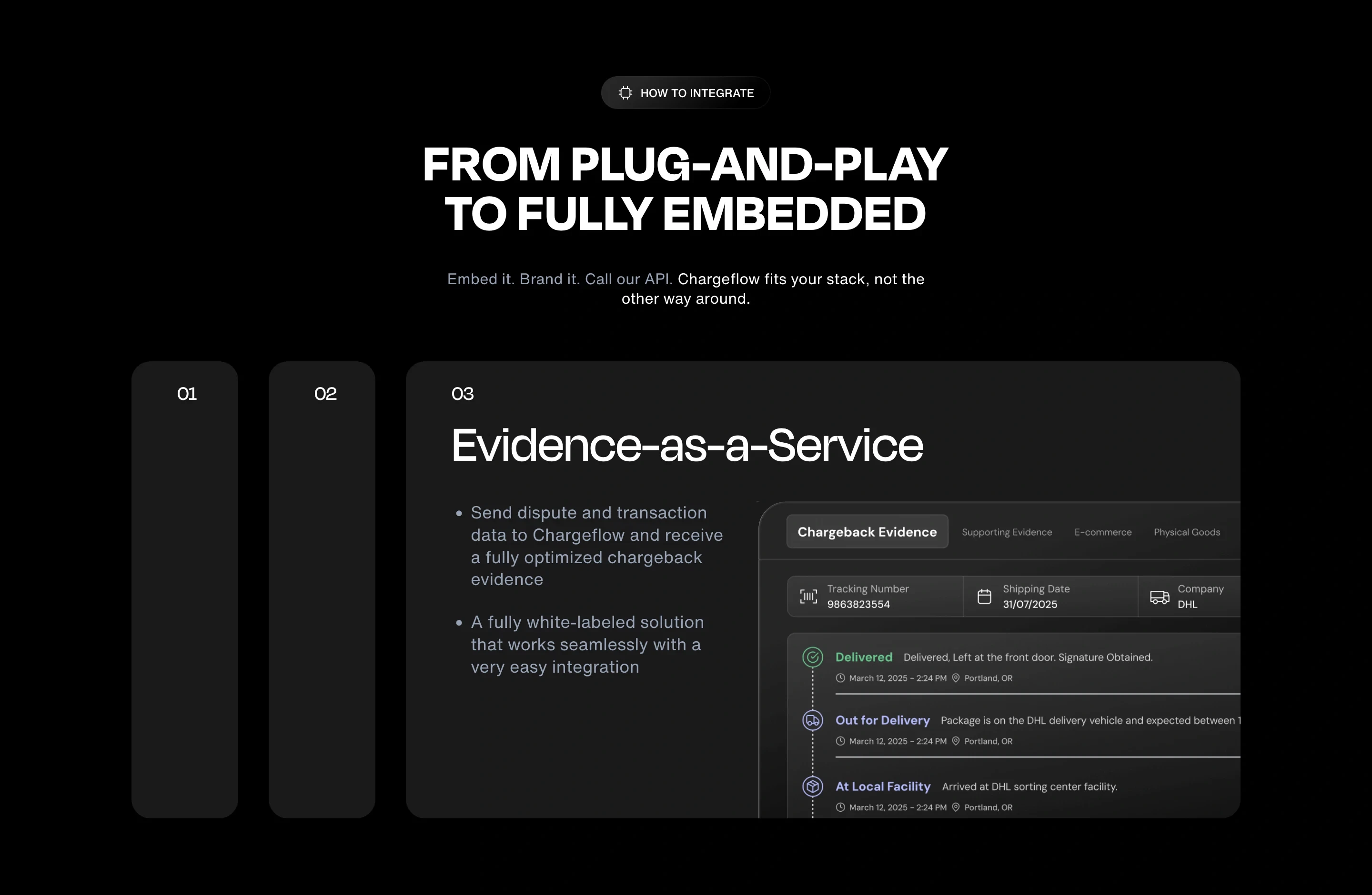 Chargeflow Integration Feature Design