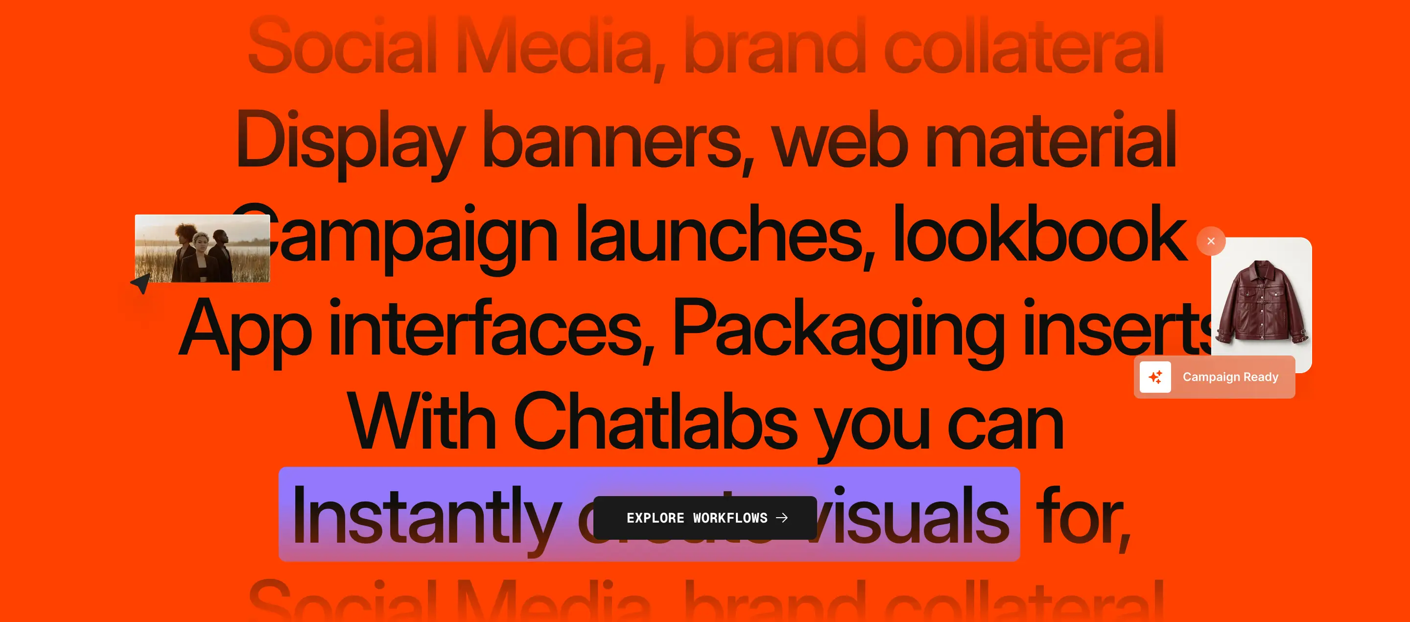 ChatLabs Visual Creation CTA Design