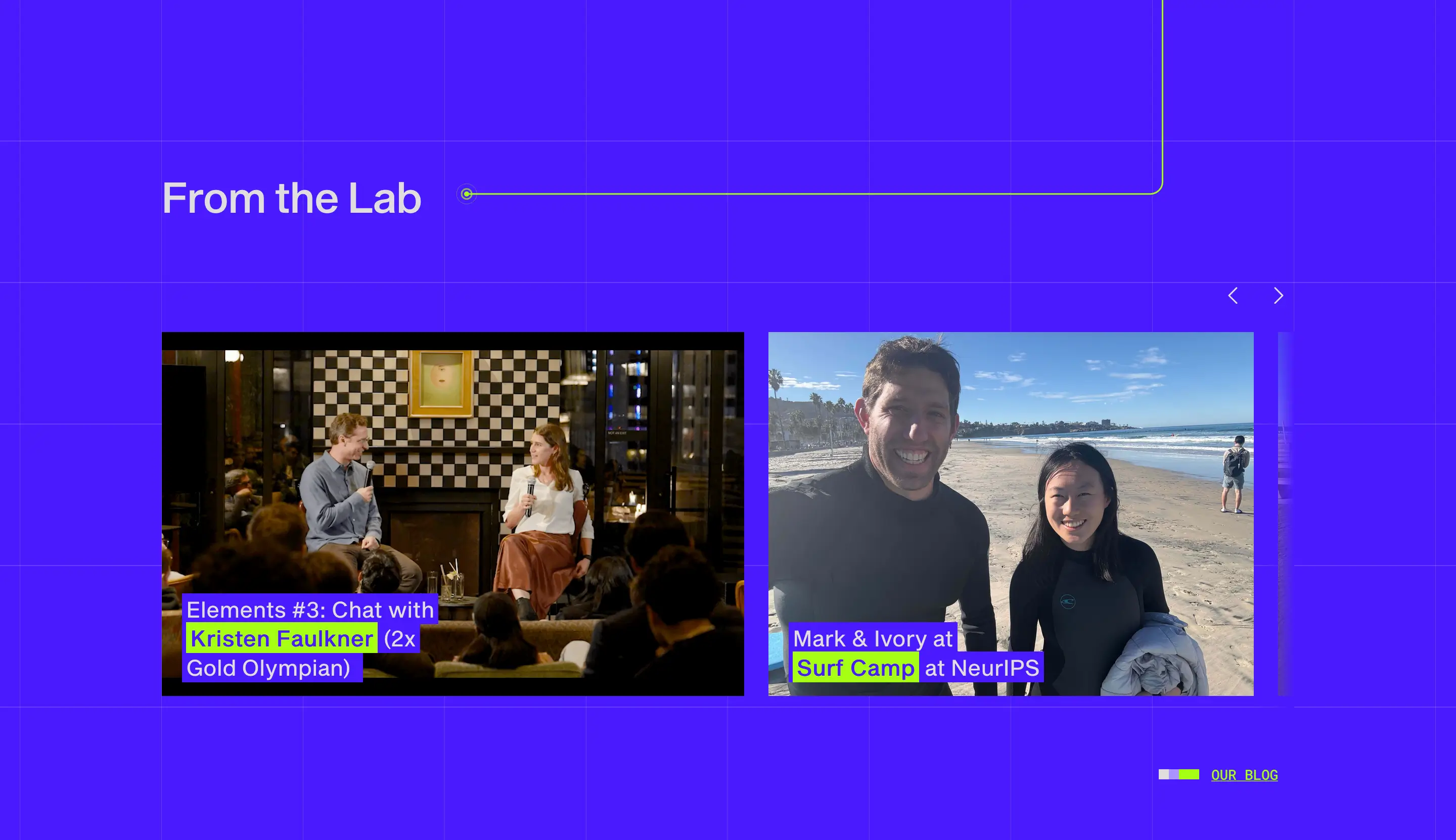 Chemistry Updates Blog Slider Design