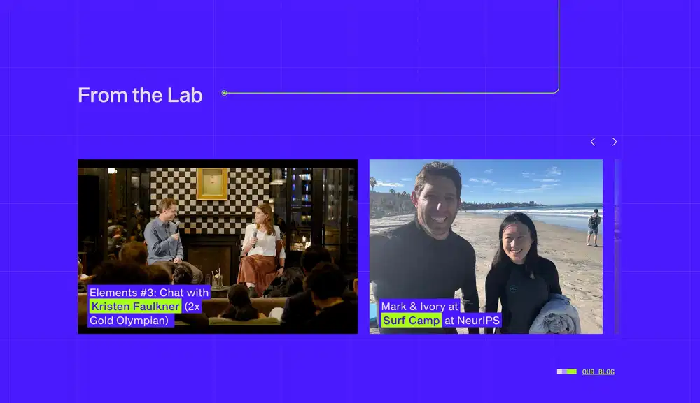 Chemistry Updates Blog Slider Design
