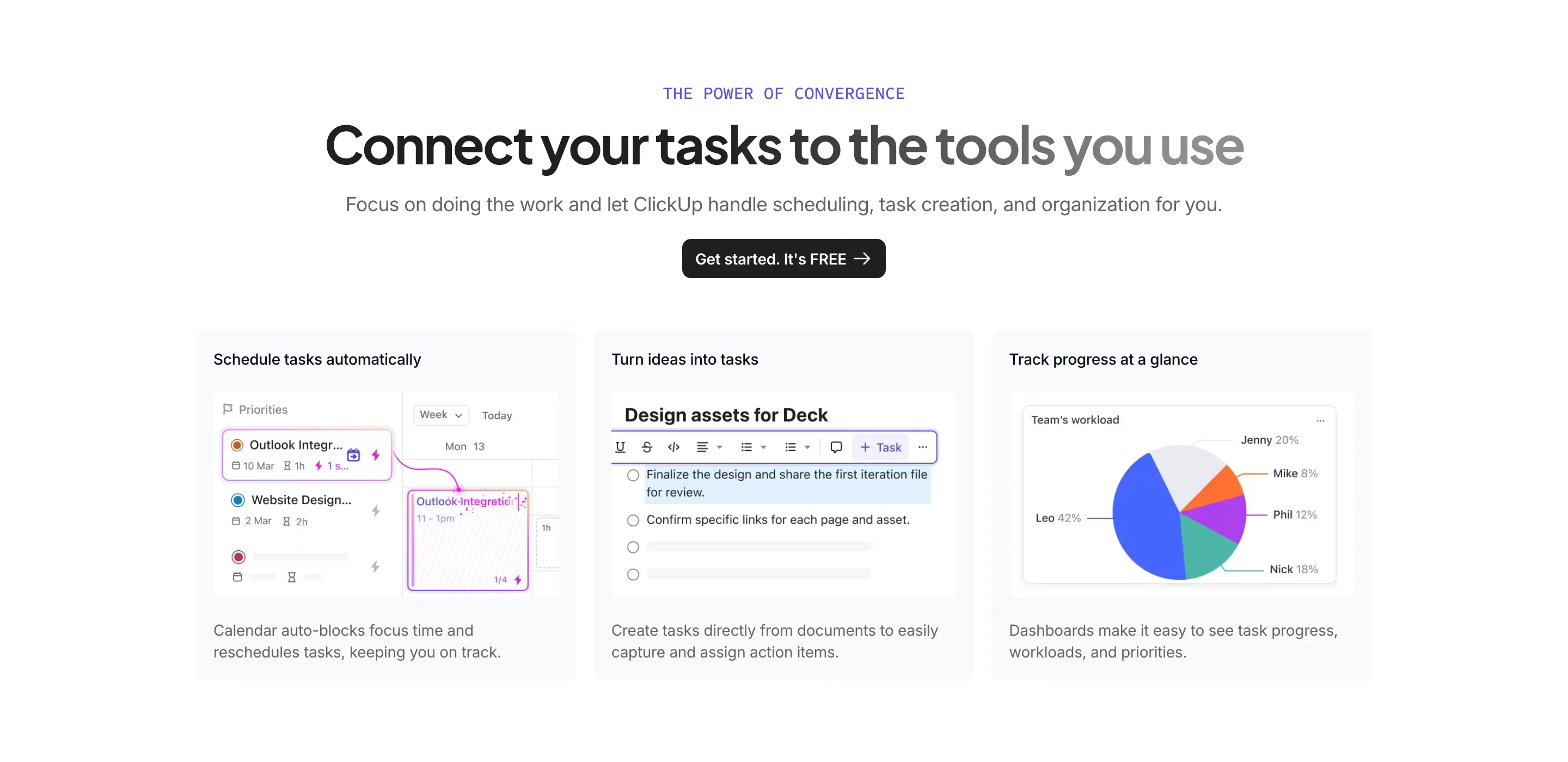 ClickUp Productivity Feature Design