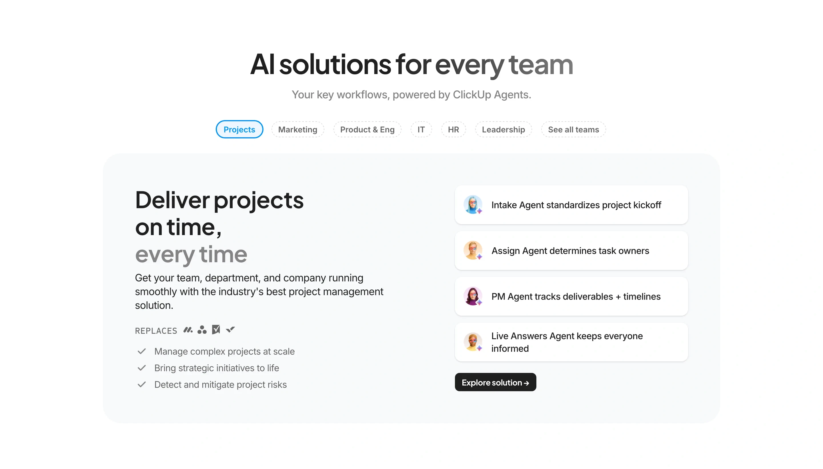 ClickUp Team AI Feature Design