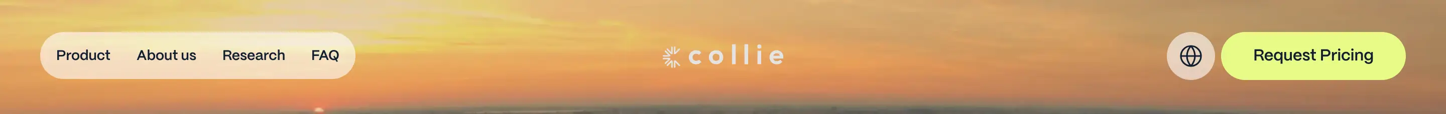 Collie Global Navigation Navbar Design