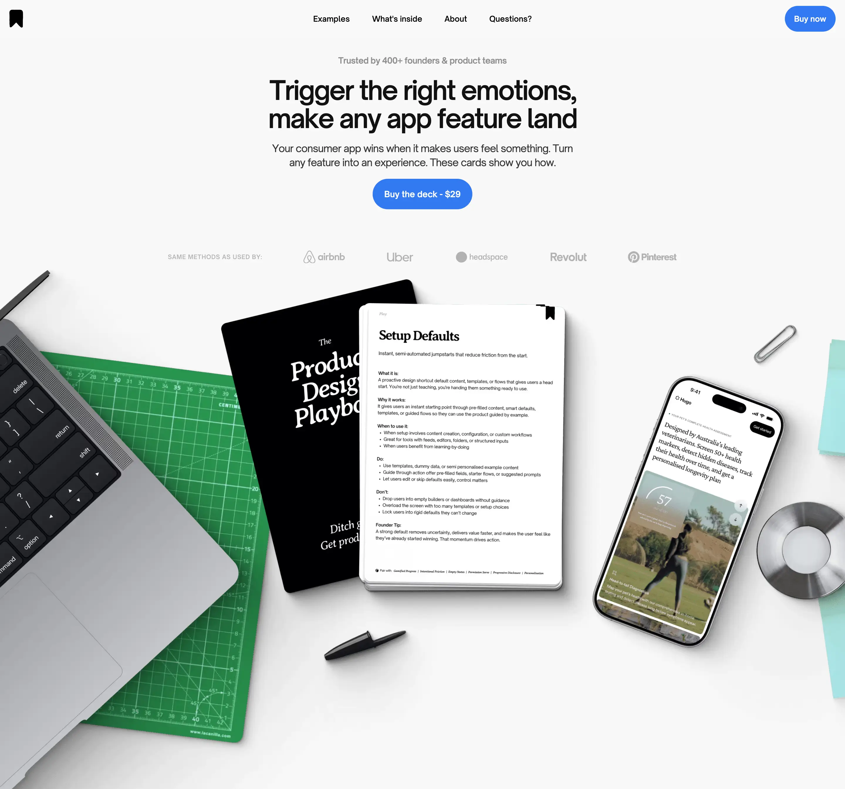 Consumer App Emotions Hero Design