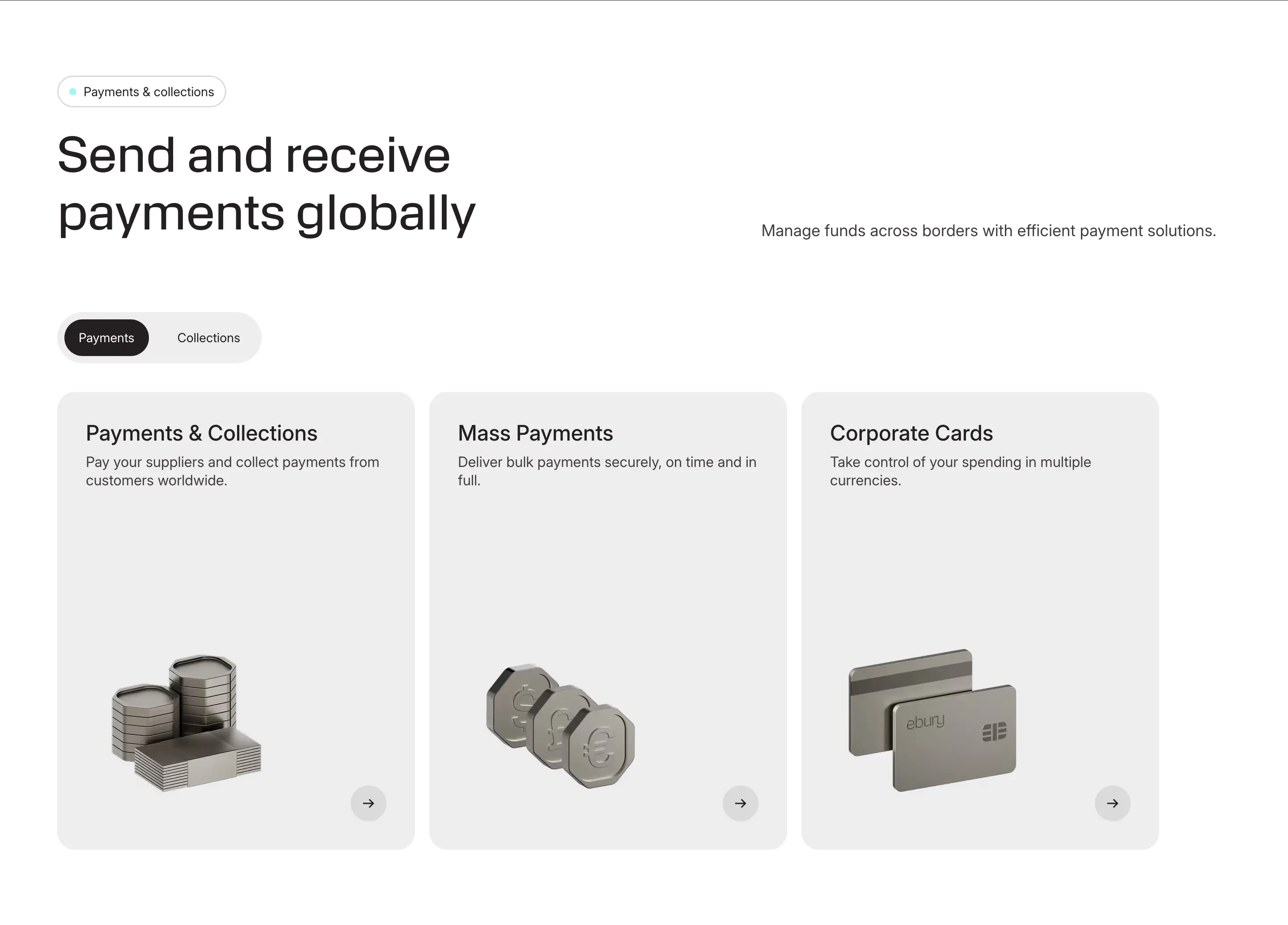 Ebury Global Payments Feature Design