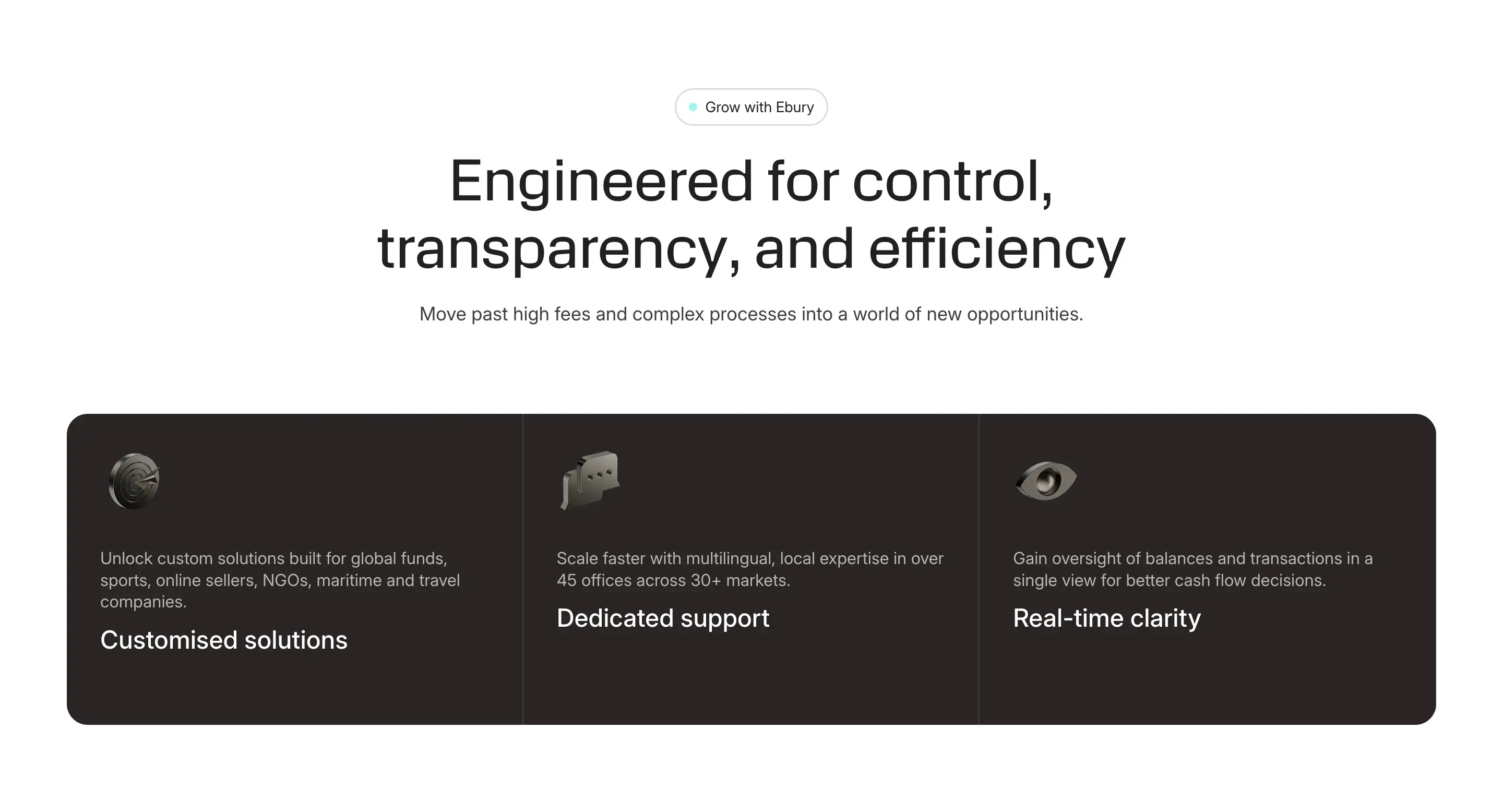 Ebury Value Proposition Feature Design