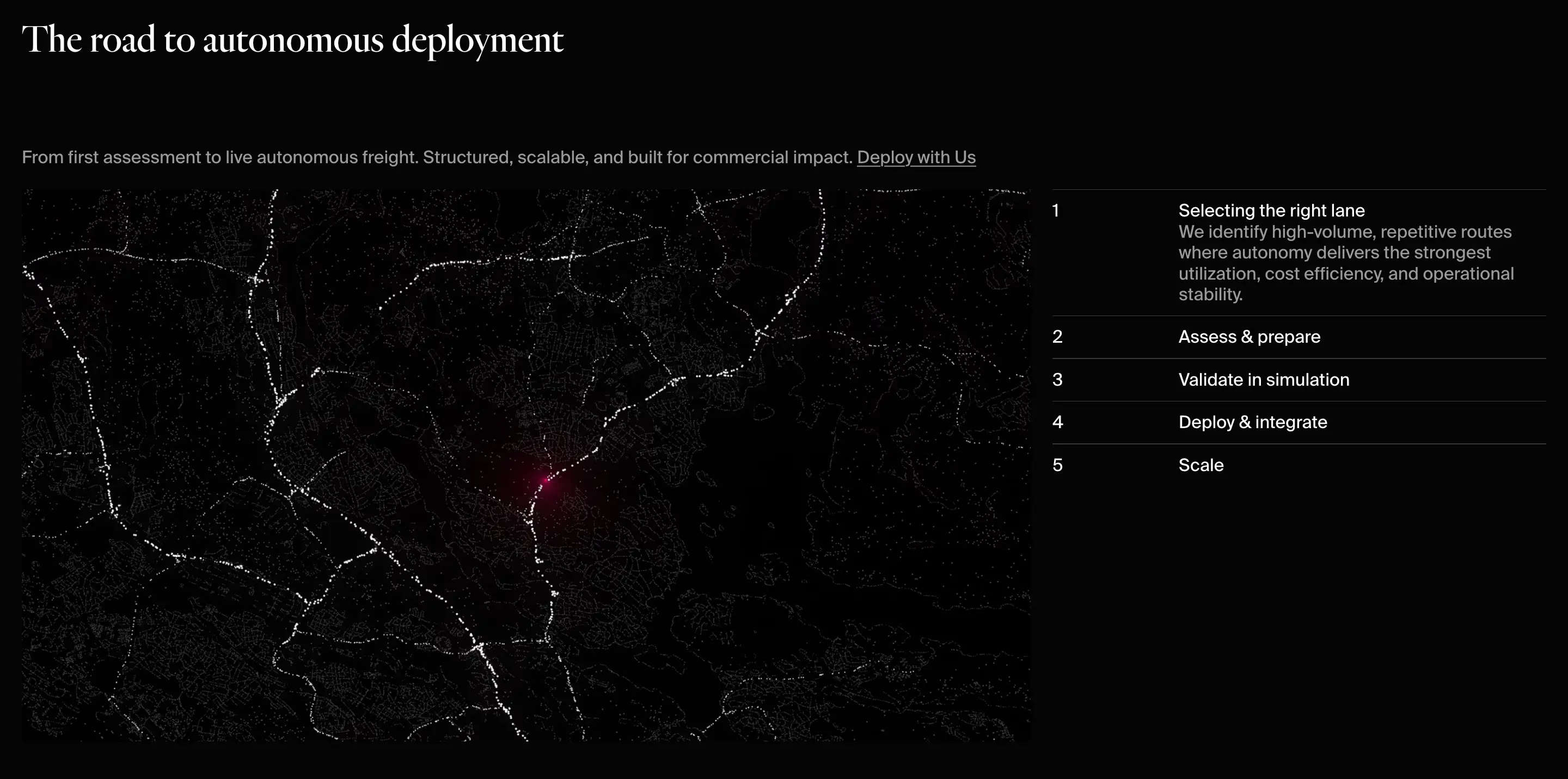 Einride Autonomous Deployment Process Design
