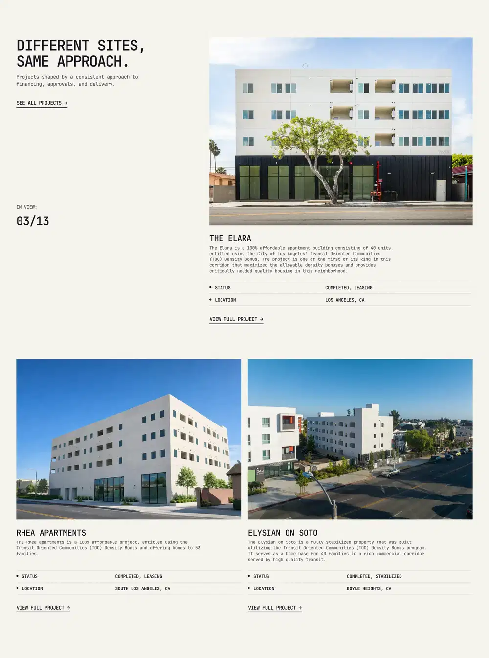 Eleos Project Portfolio Design