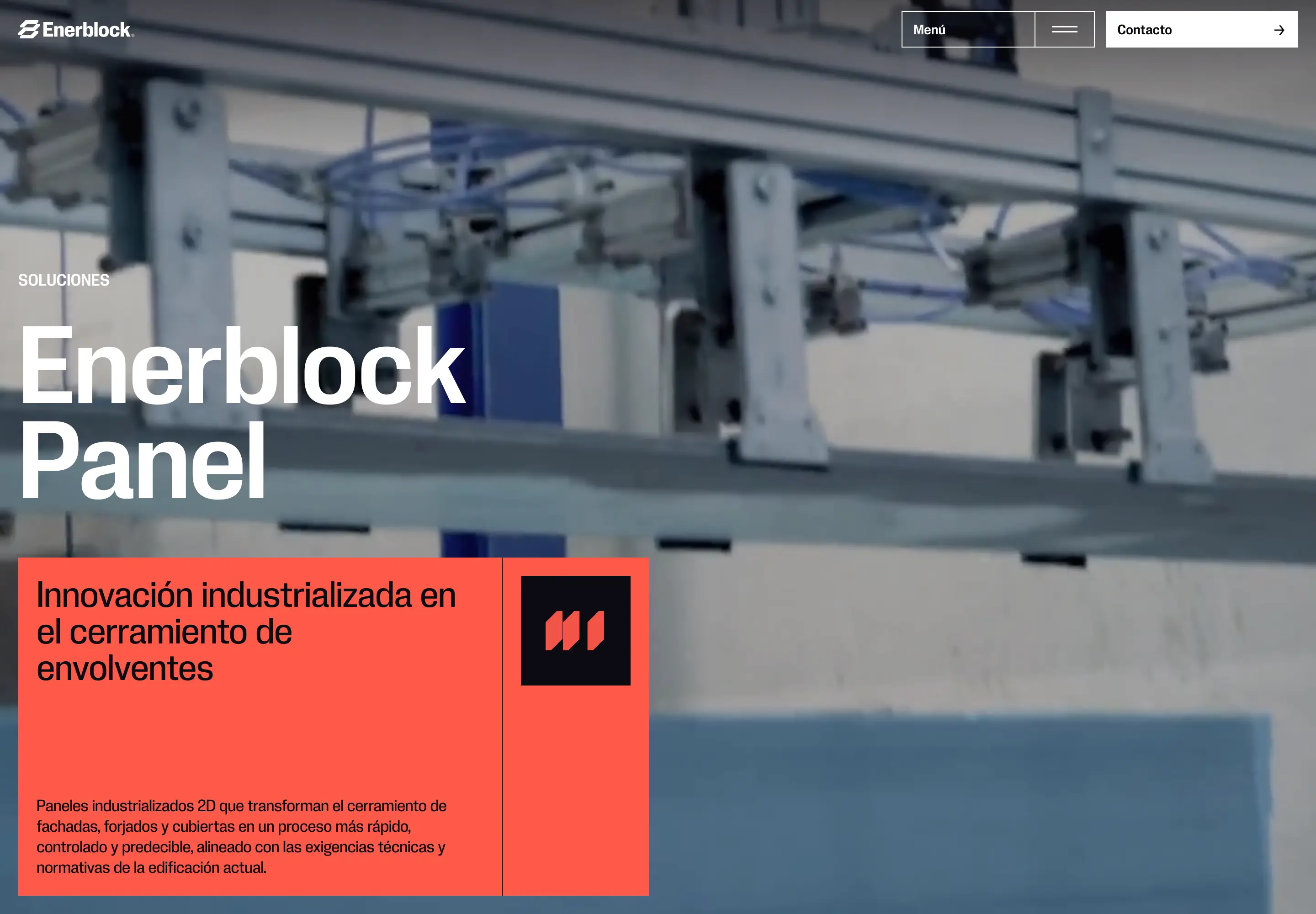 Enerblock Product Hero Design